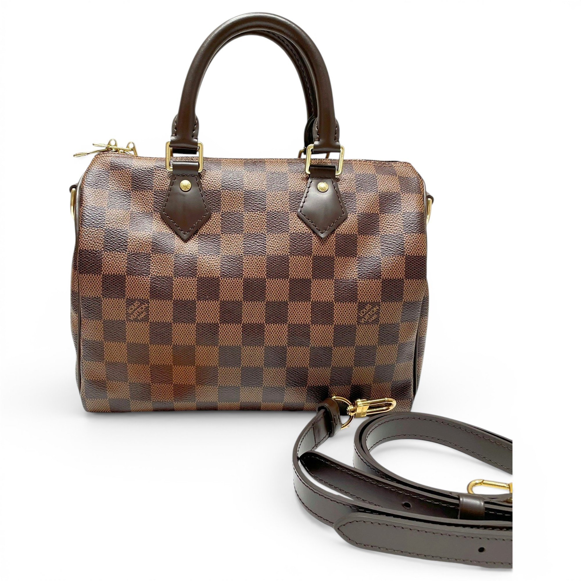 Speedy leather handbag