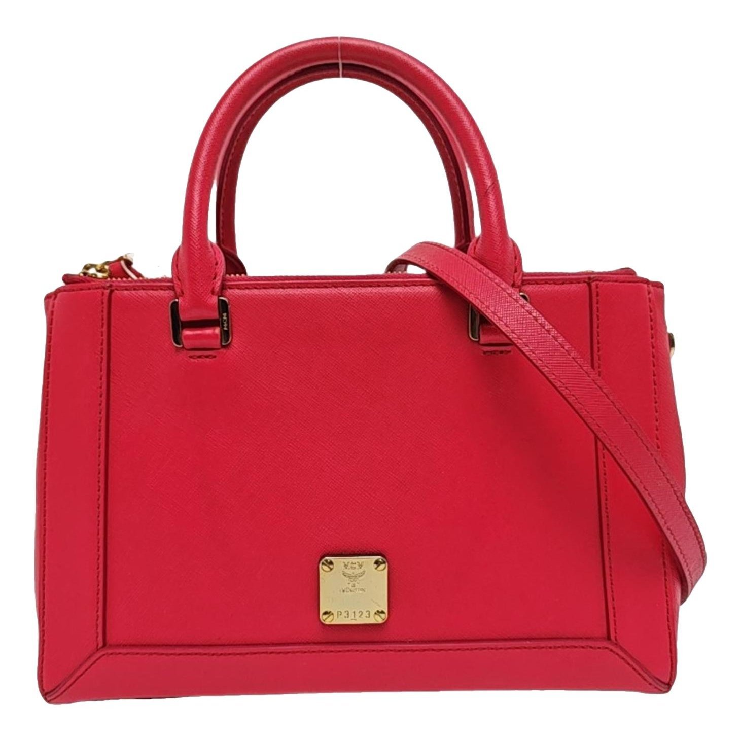 Leather handbag