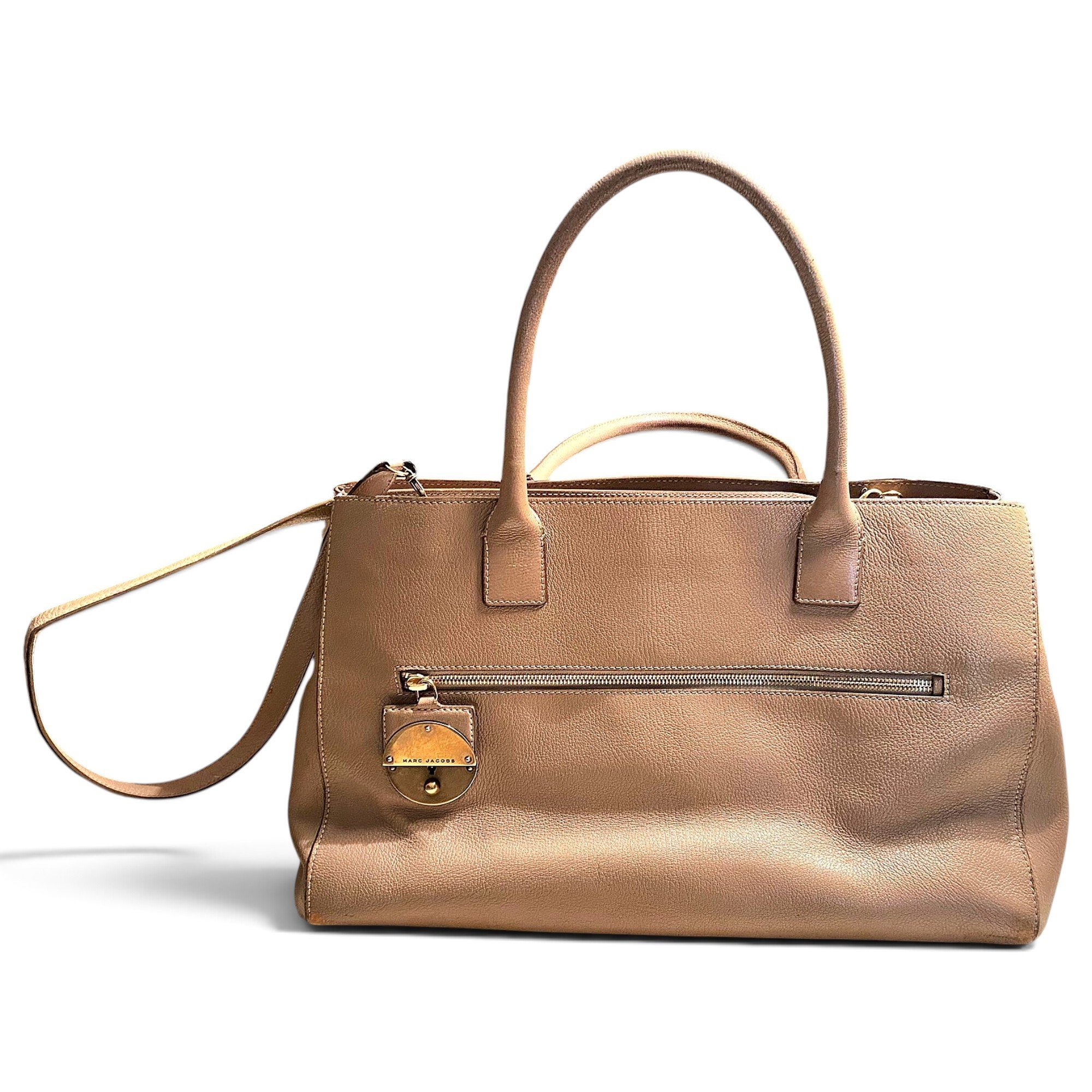 Big Shot leather tote