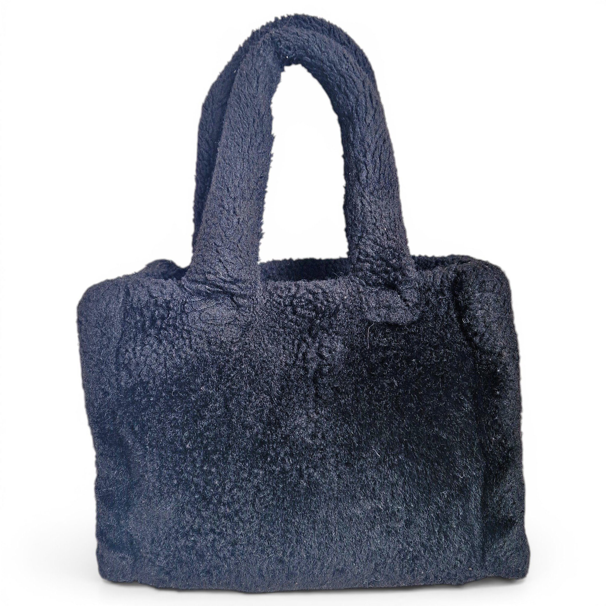 Faux fur tote