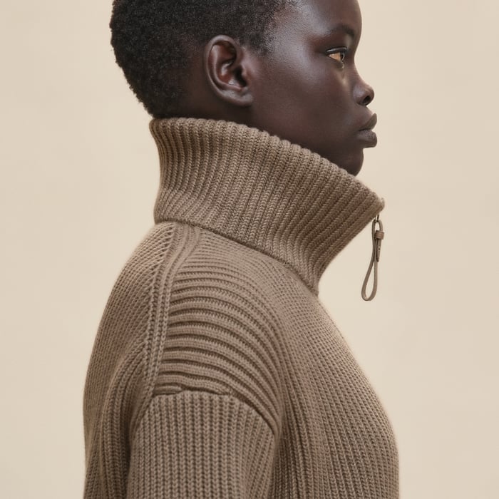 Wool Knit Jacket