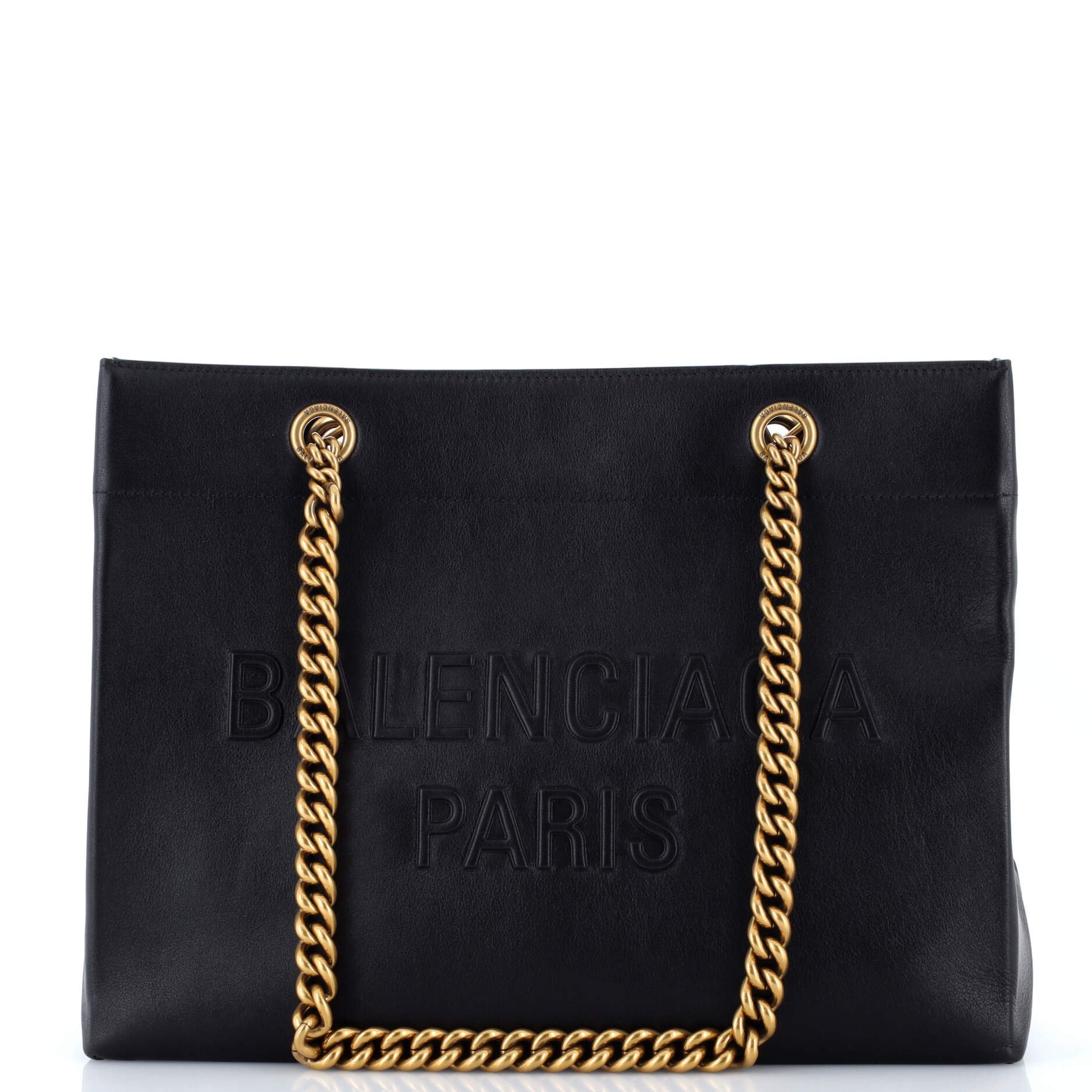 Balenciaga Duty Free Chain Tote Leather Medium