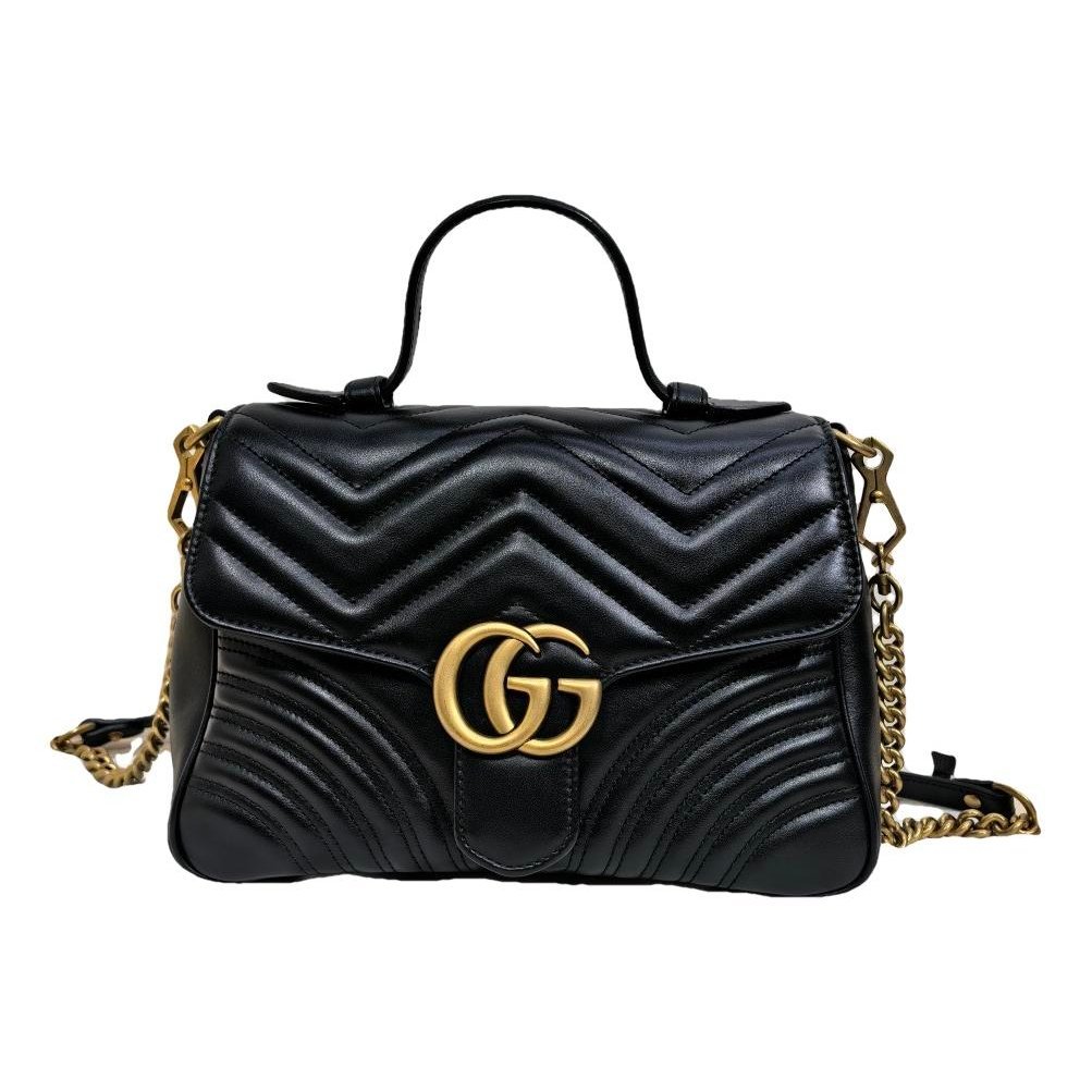 GG Marmont Flap leather handbag