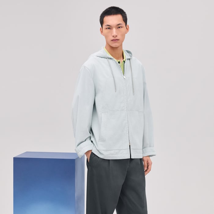 Brume Zipped Hooded Jacket