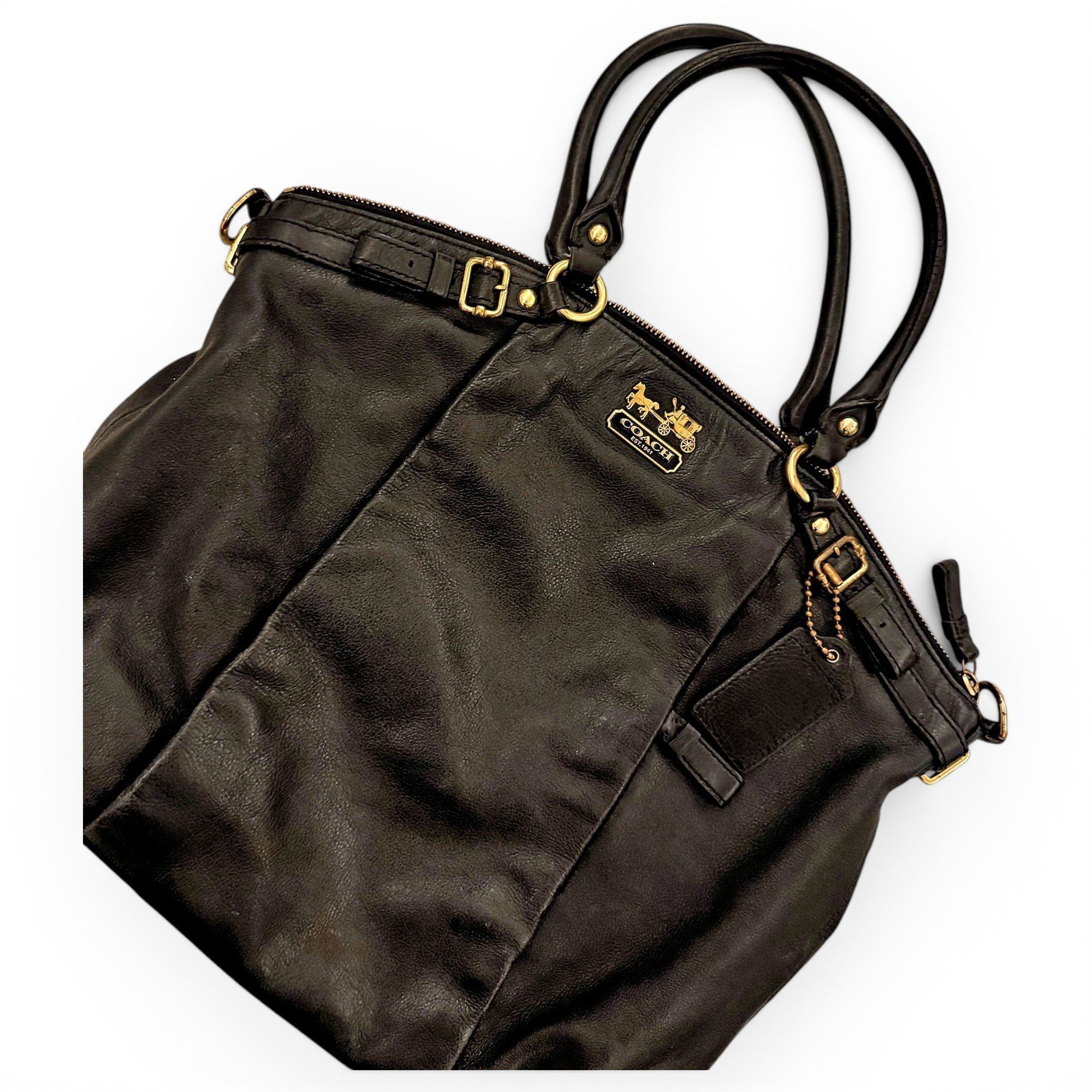Leather handbag