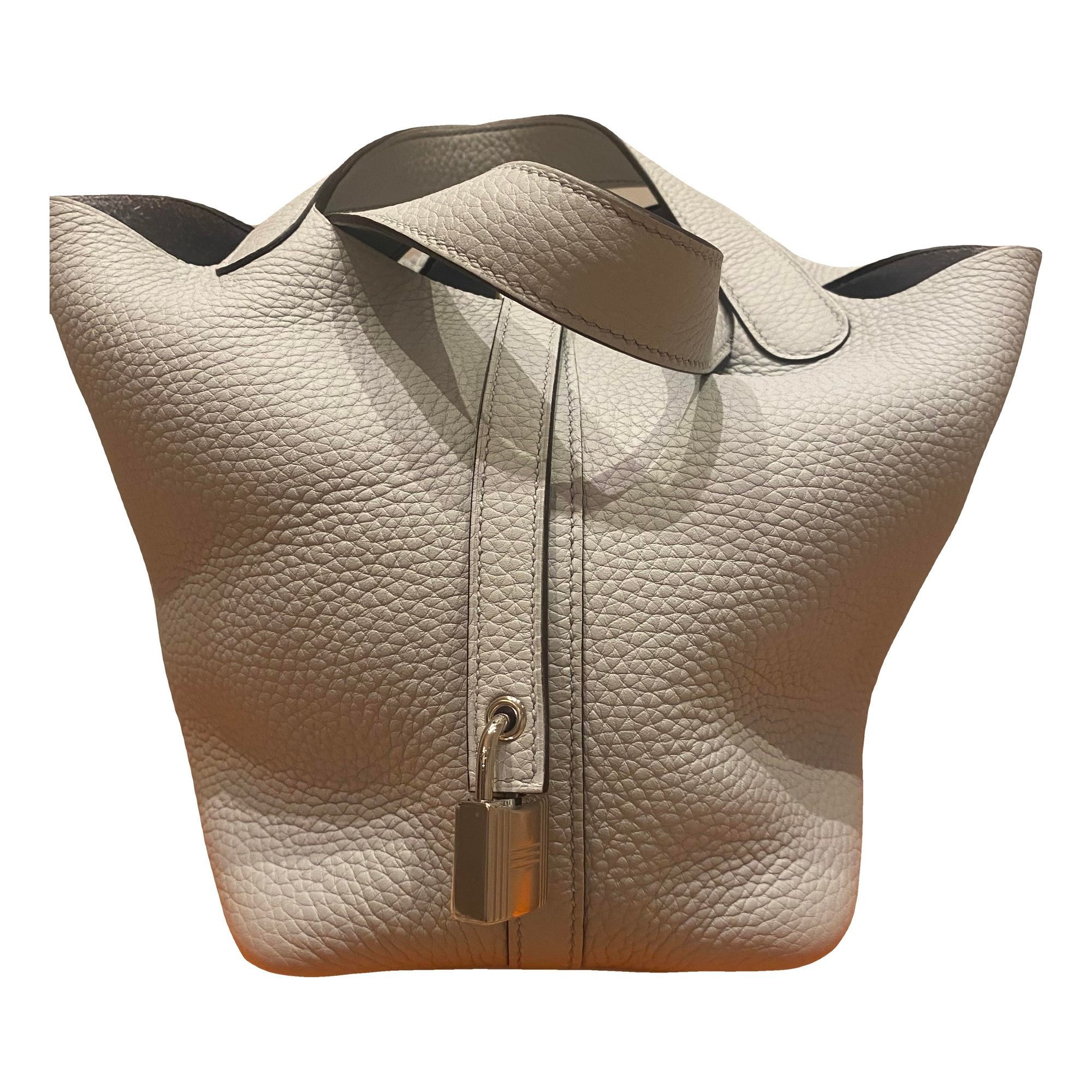 Picotin leather handbag