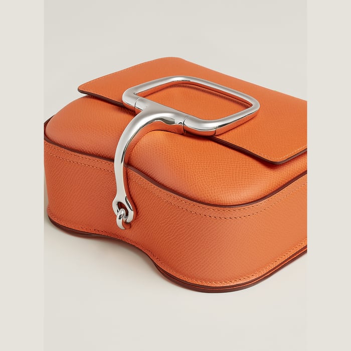 Orange Hermès Della Cavalleria Mini Bag II