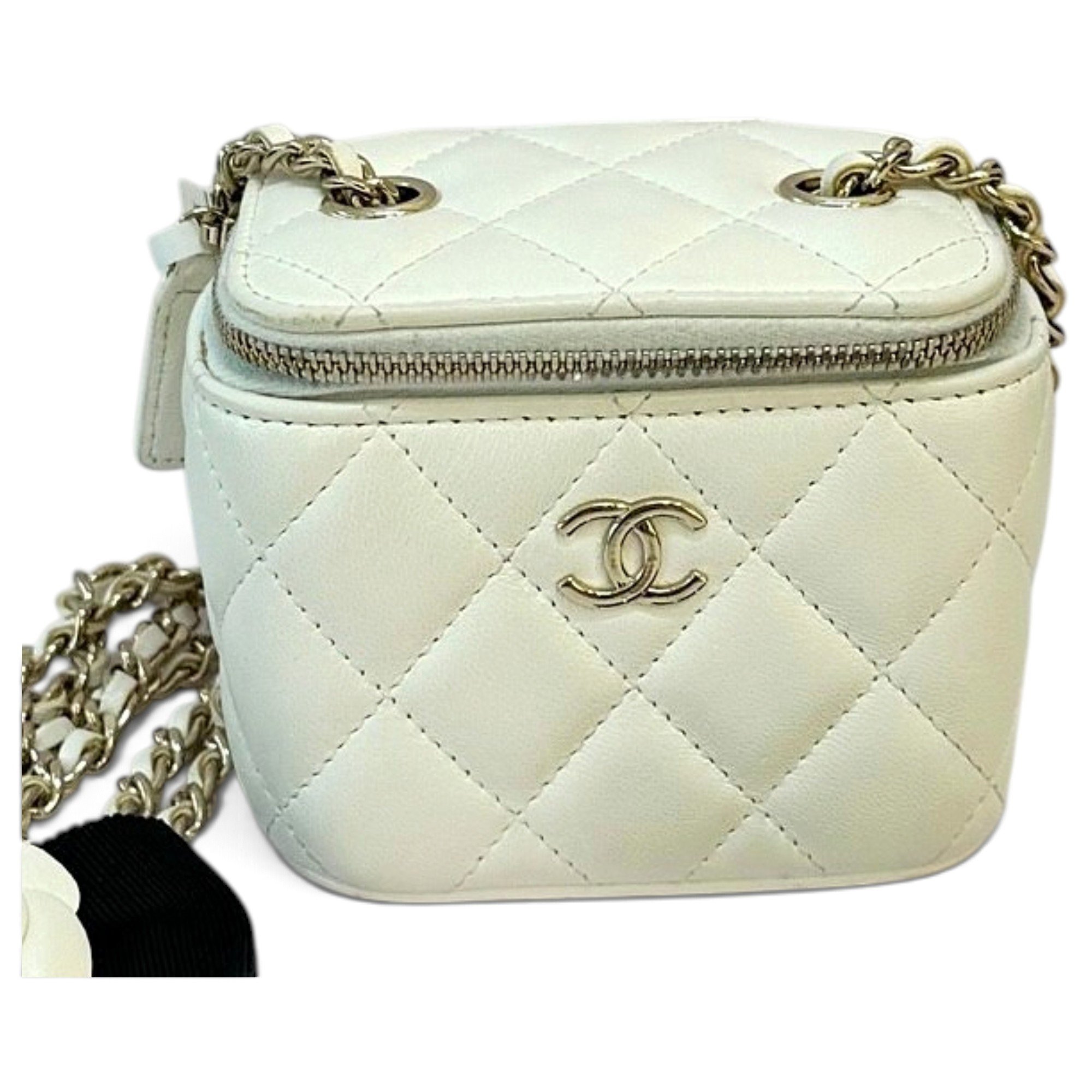 Trendy CC Vanity leather handbag