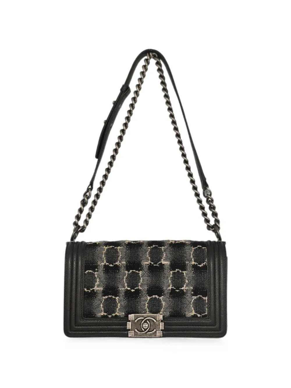 2013-2014 medium Boy Chanel tweed shoulder bag