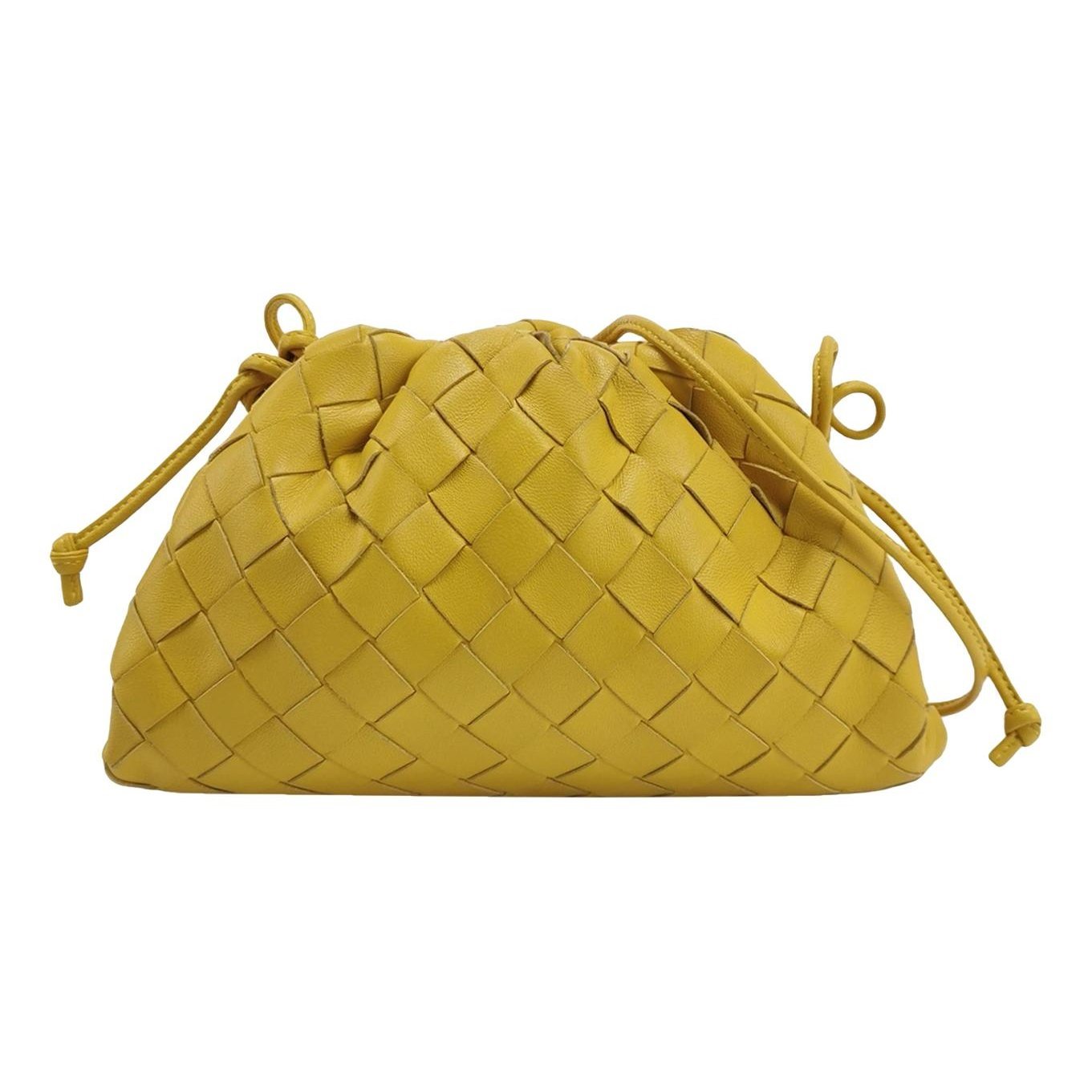 Pouch leather crossbody bag