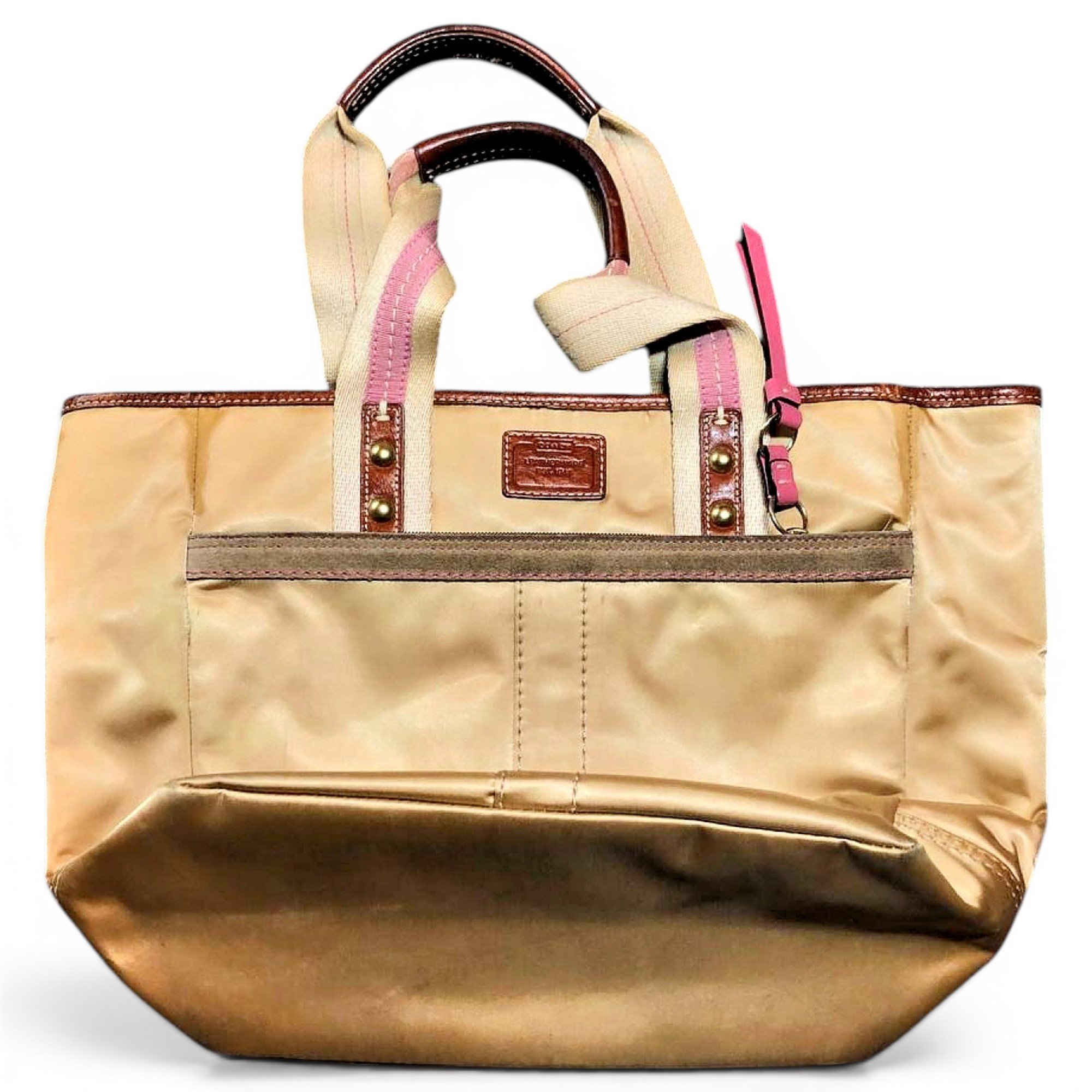 Leather tote