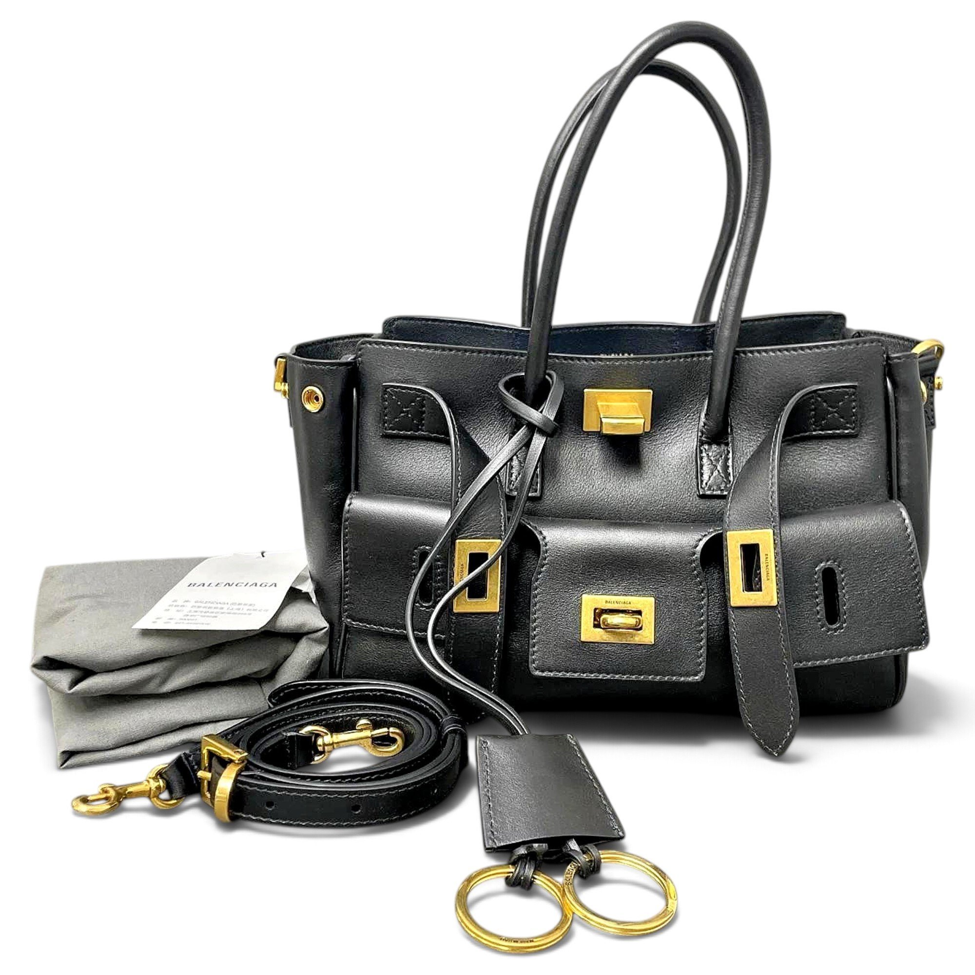 Leather tote