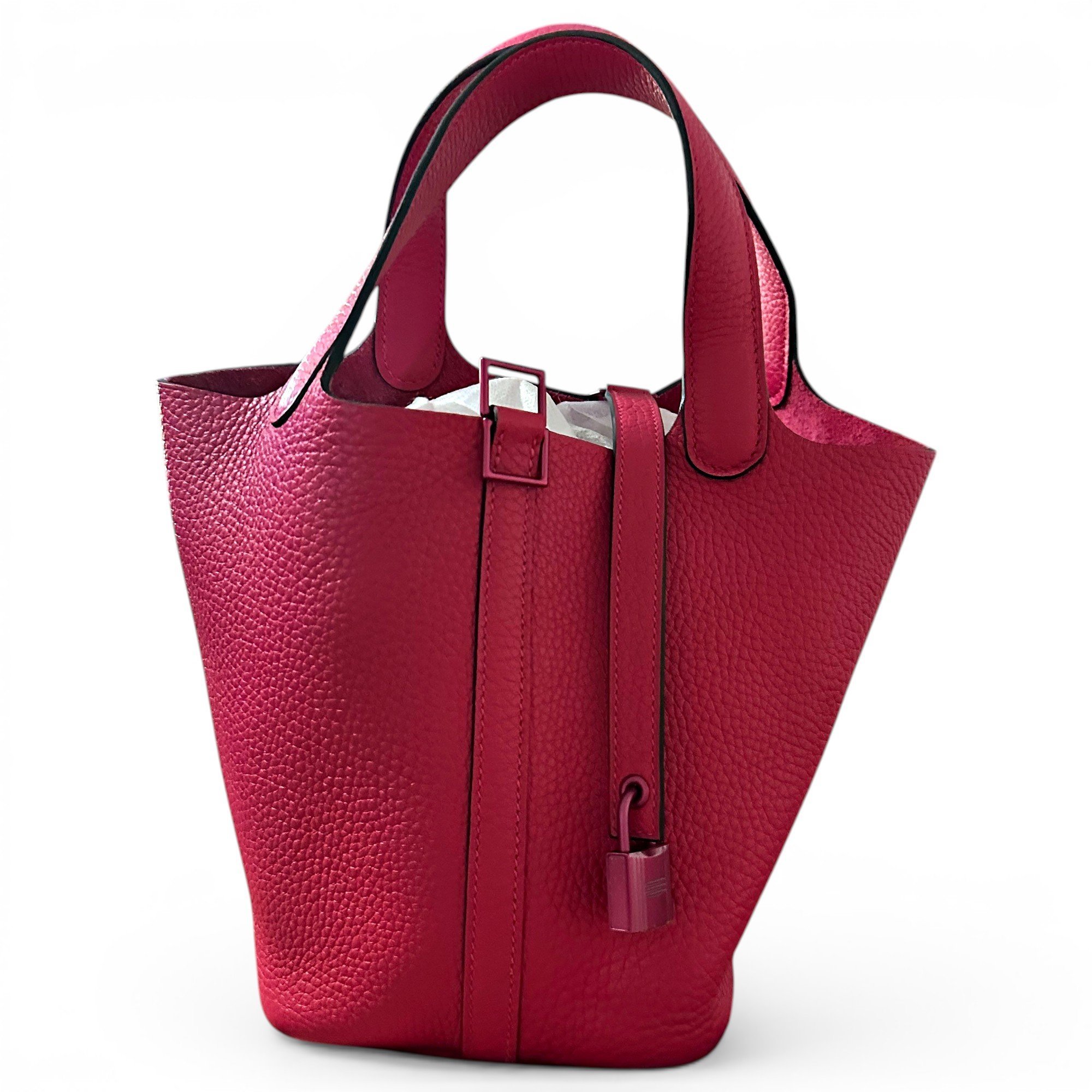 Picotin leather handbag