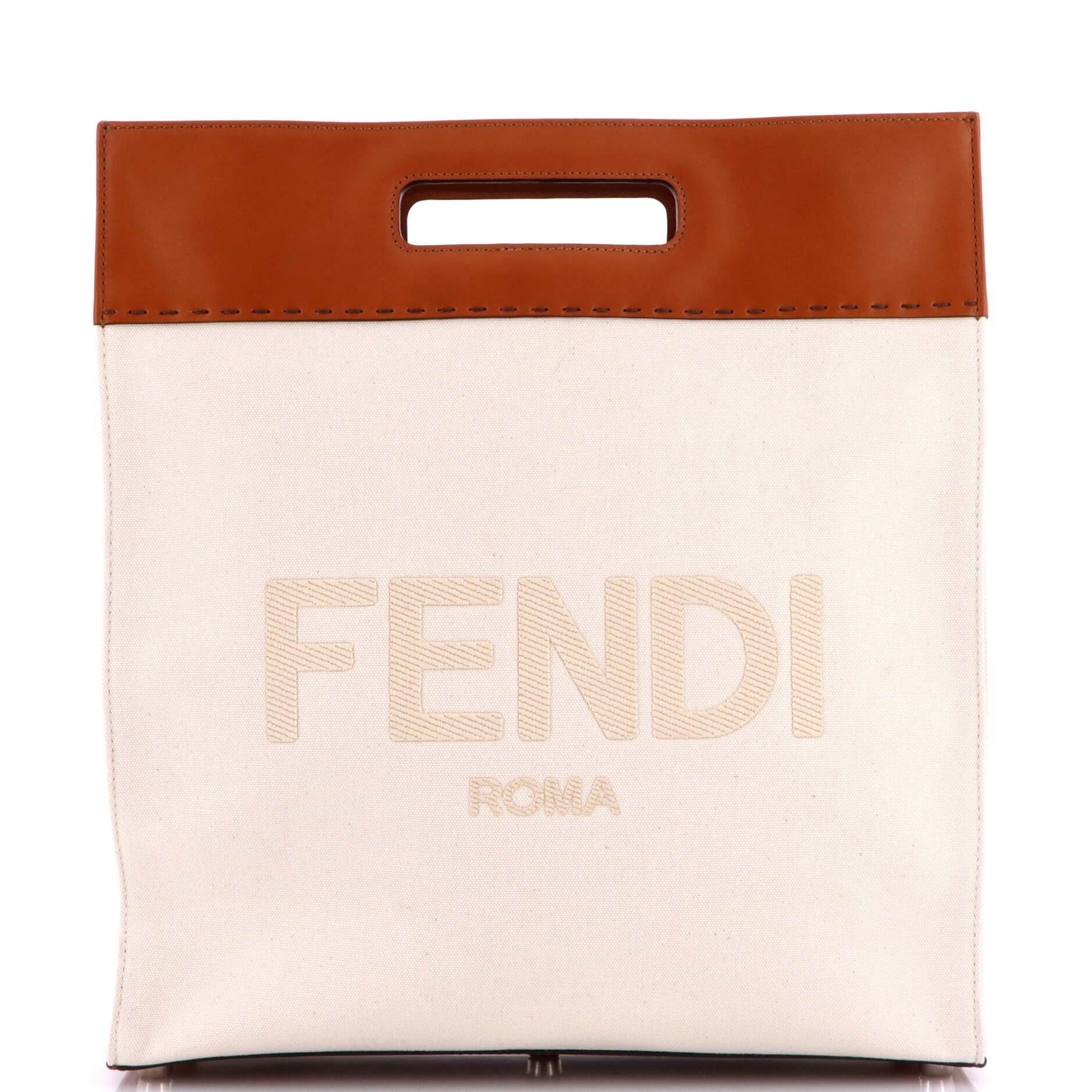 Leather tote