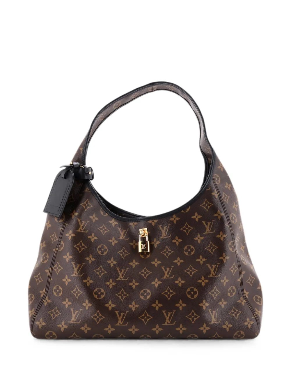 The Drop Handbag Monogram Canvas with Leather GM shoulder bag