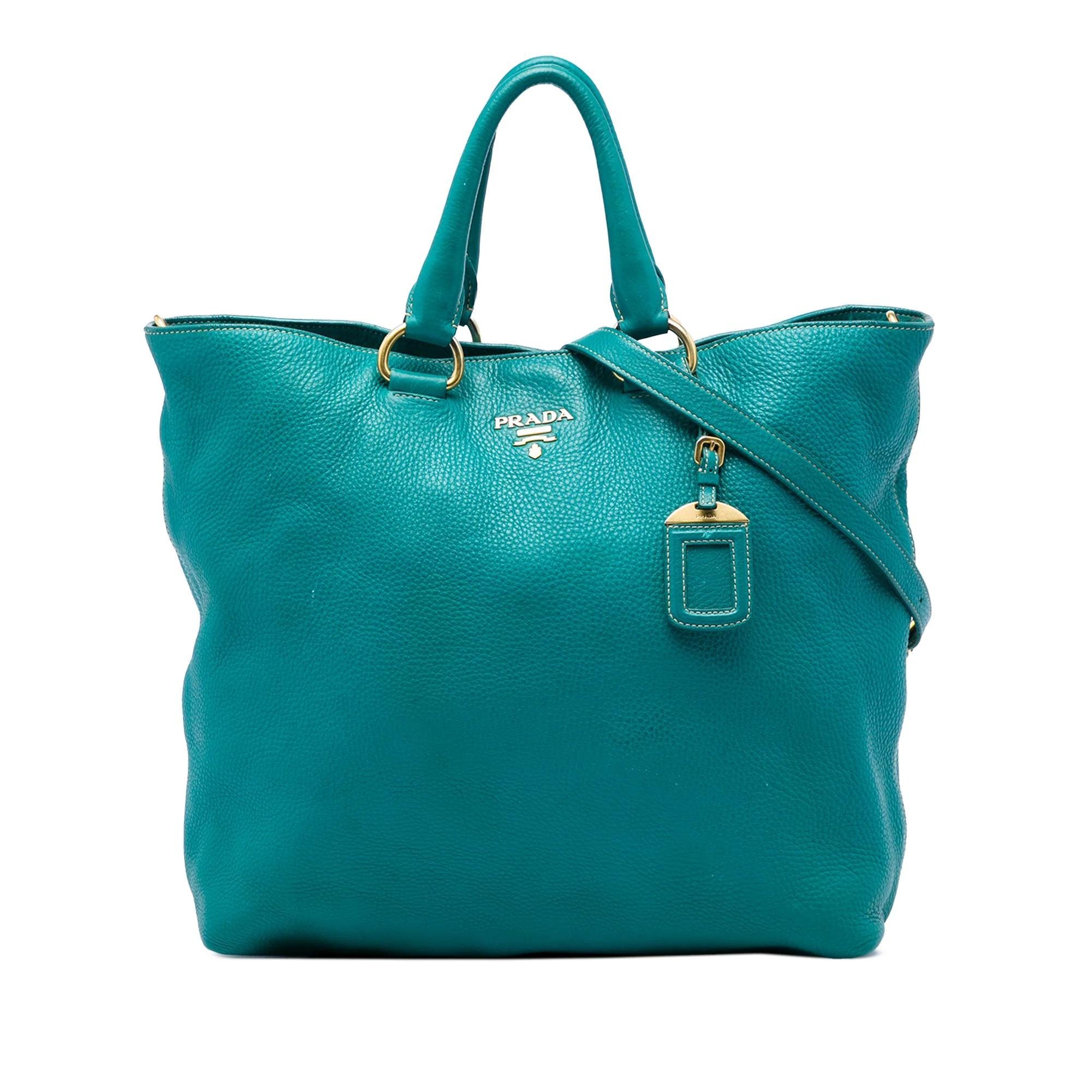 Prada Pony-style calfskin tote