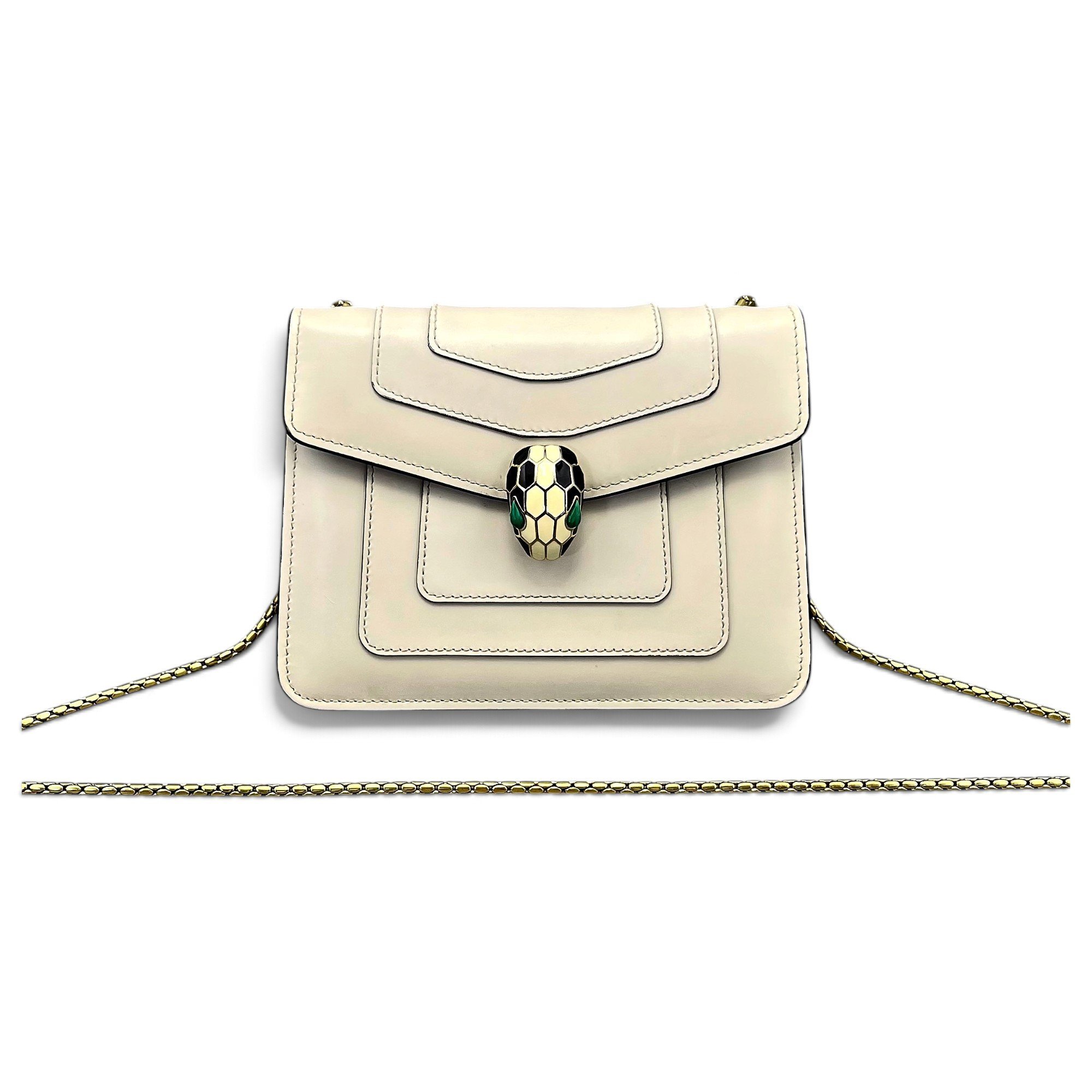 Serpenti leather crossbody bag