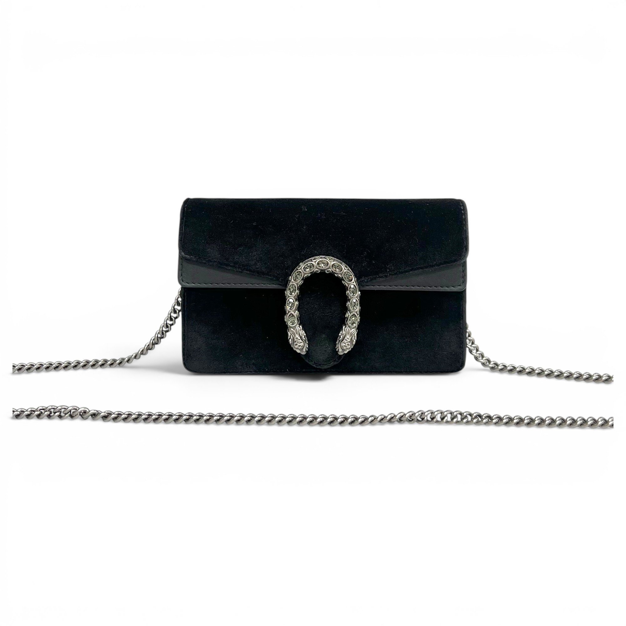 Dionysus Super Mini velvet handbag
