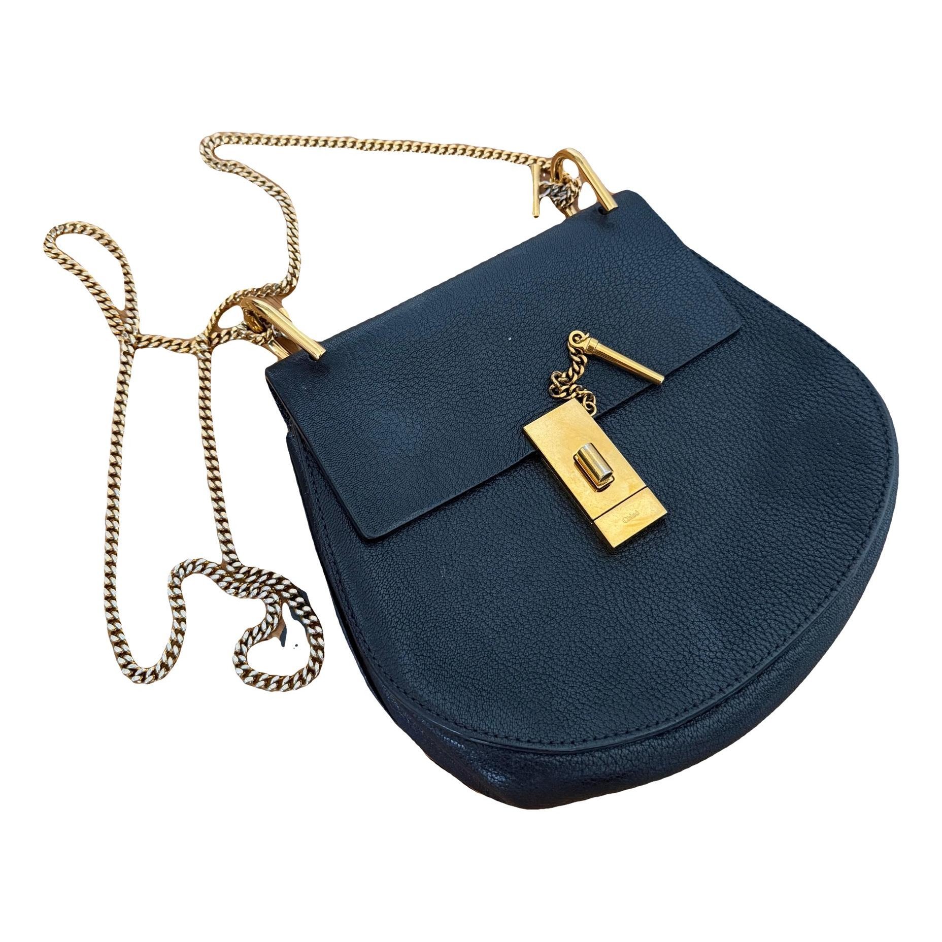 Drew leather crossbody bag