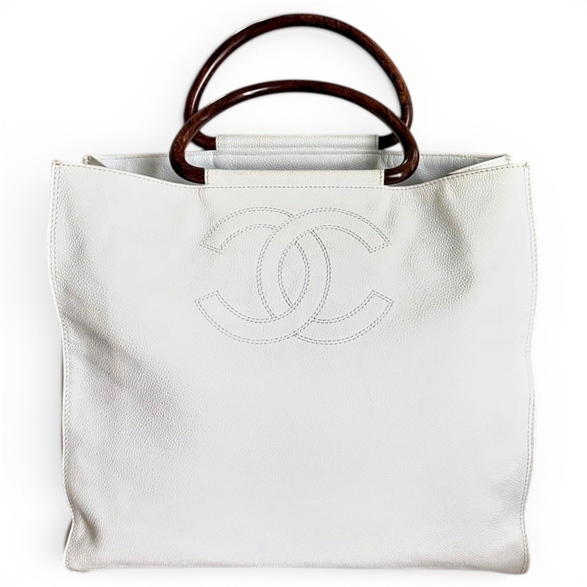 Leather tote