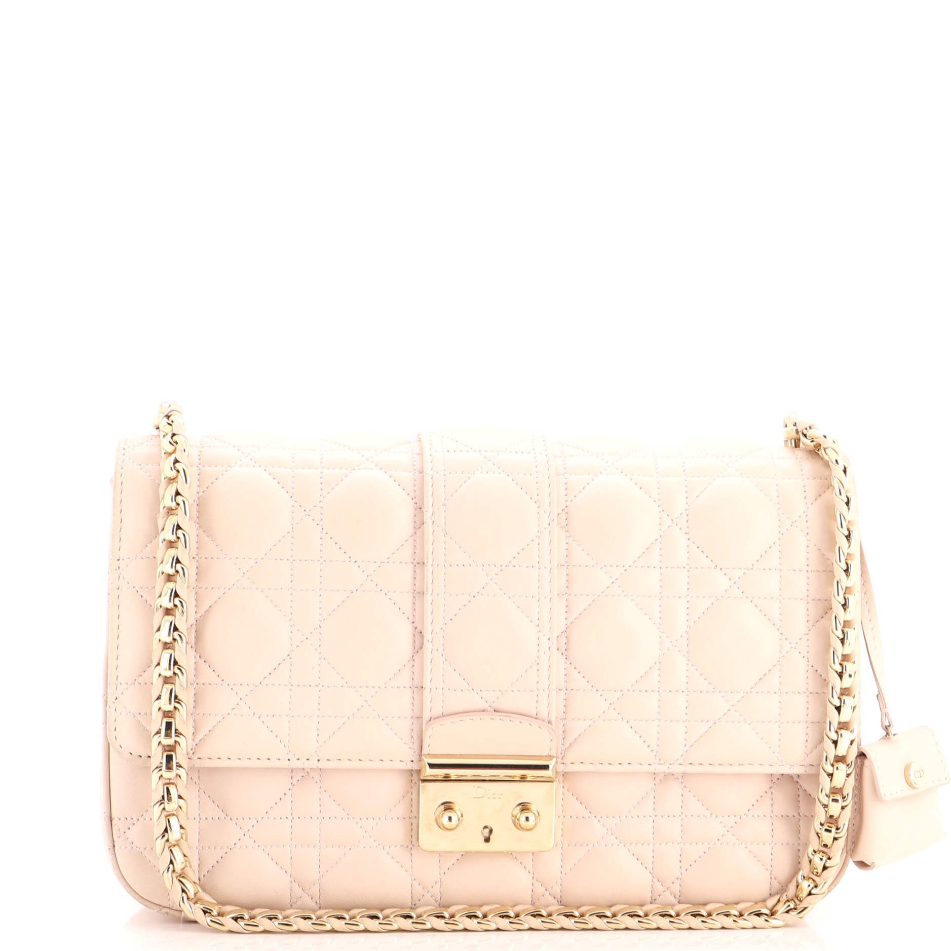 Dior Miss Dior Flap Bag Cannage Quilt Lambskin Medium