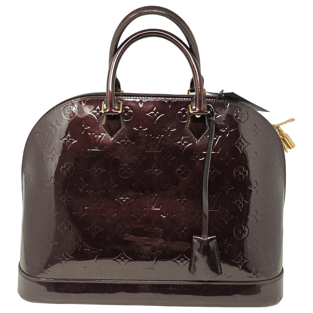 Alma patent leather handbag