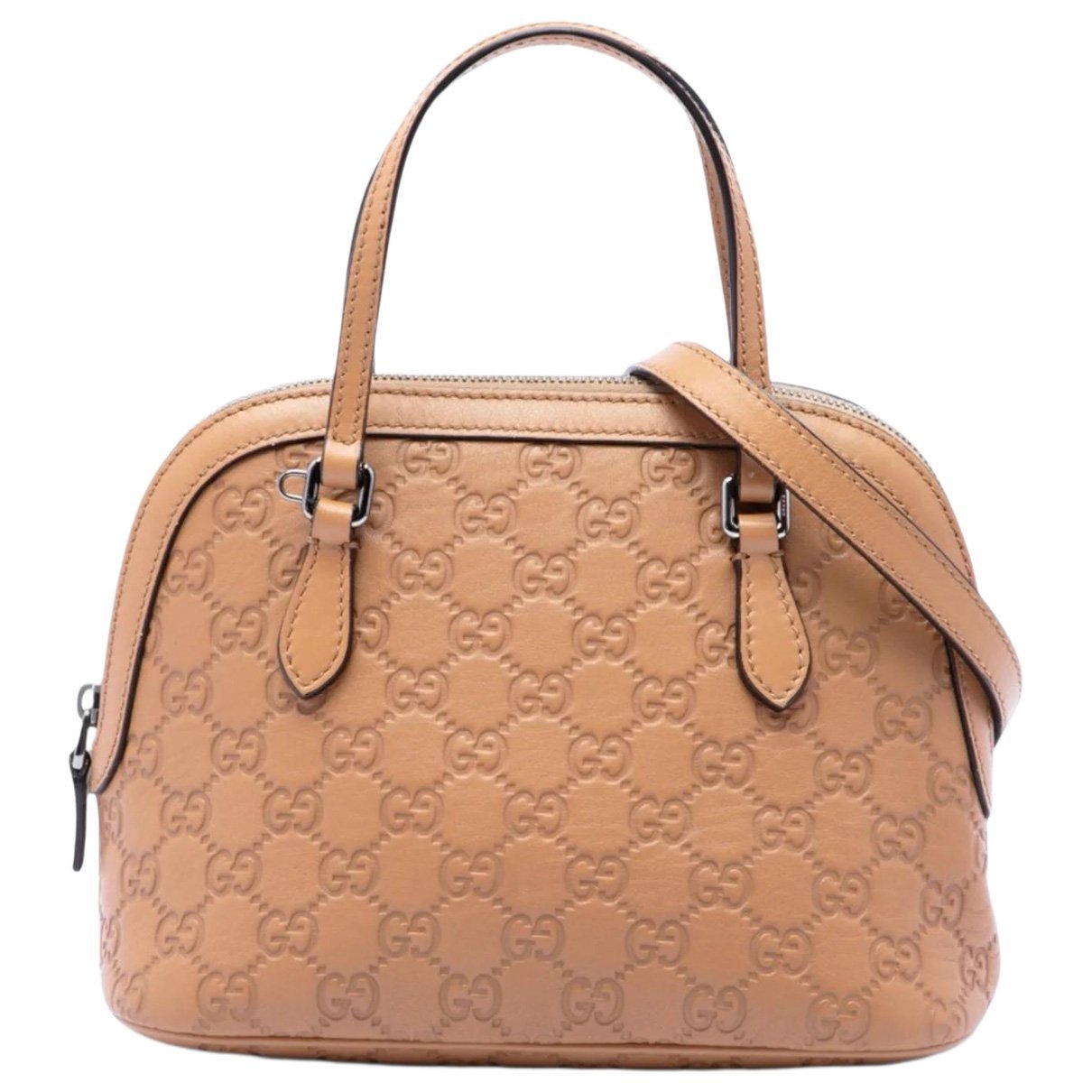 Dôme leather satchel