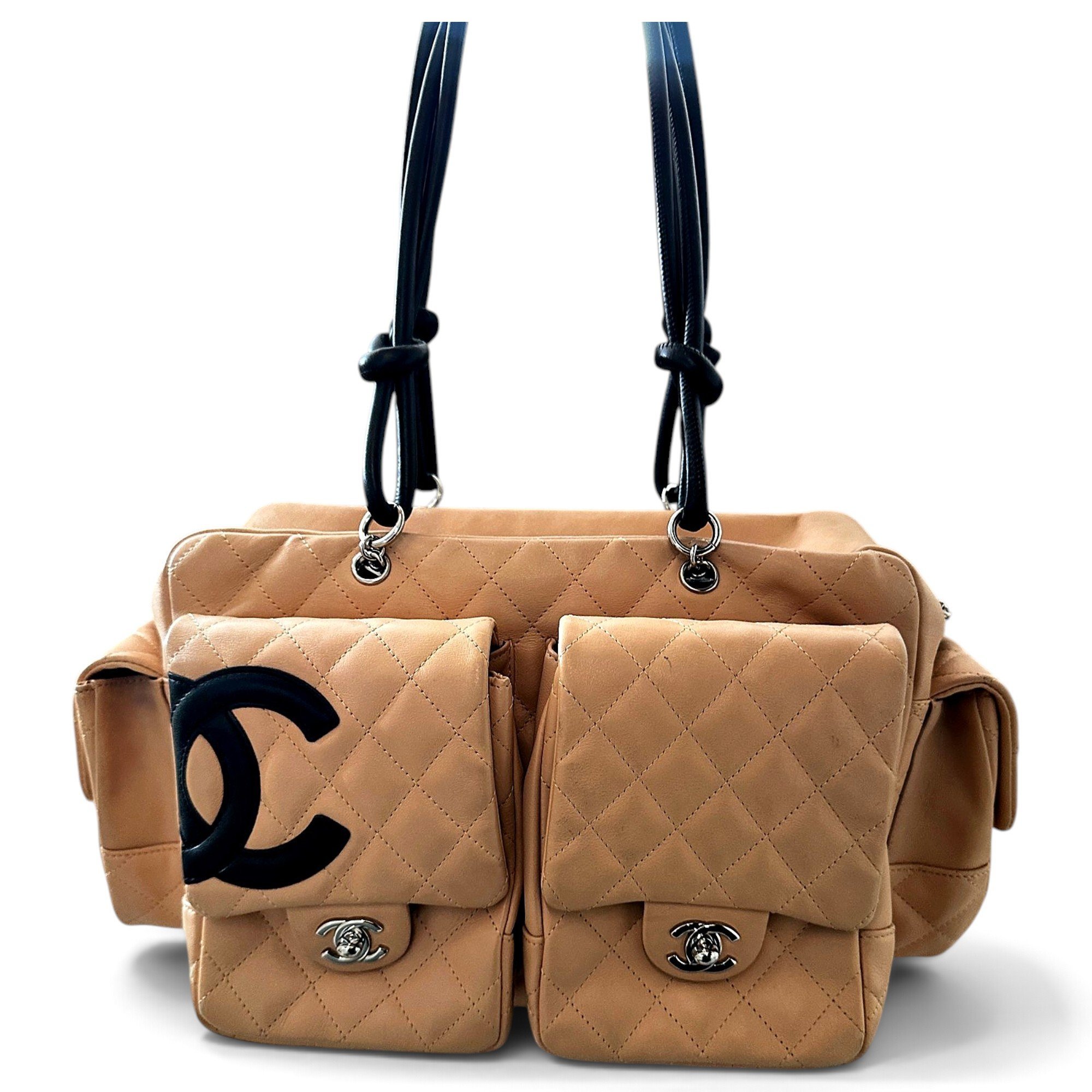 Cambon Reporter leather handbag