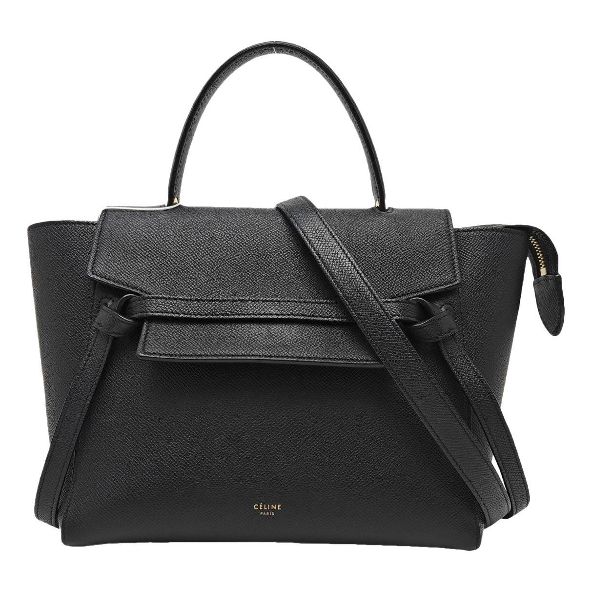 Belt leather handbag