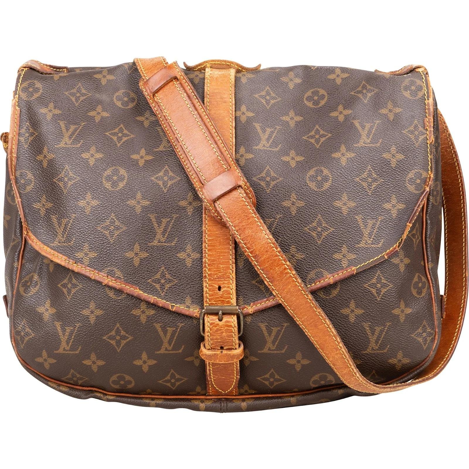 Saumur leather crossbody bag