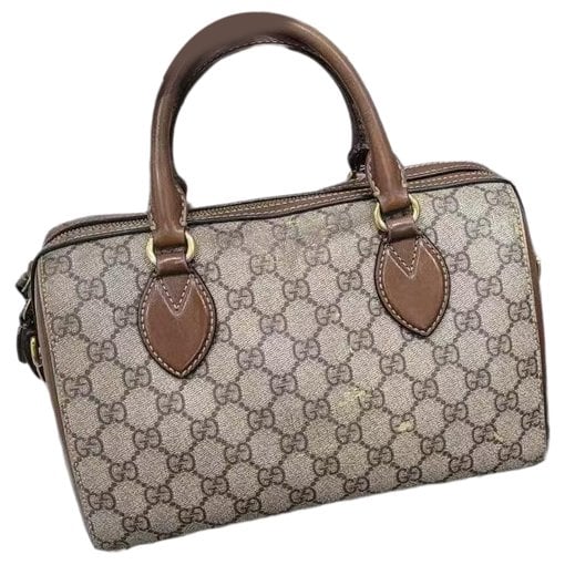 Boston cloth handbag