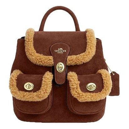 Leather backpack
