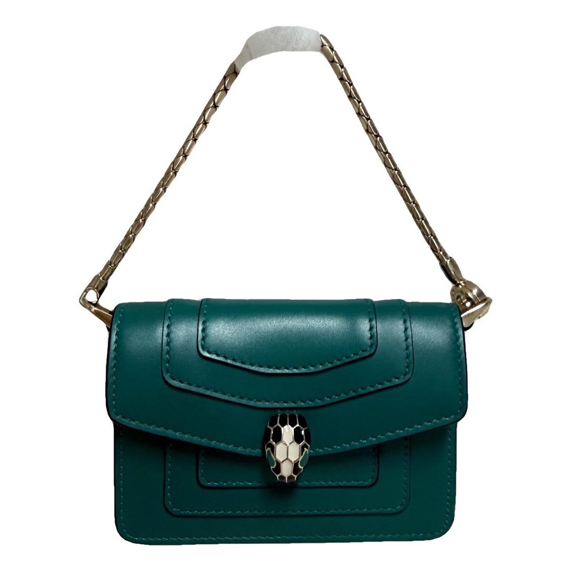 Serpenti leather handbag