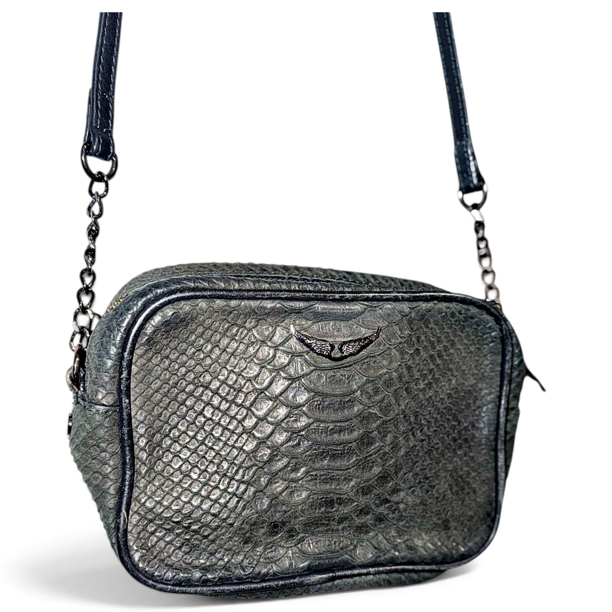 Leather crossbody bag