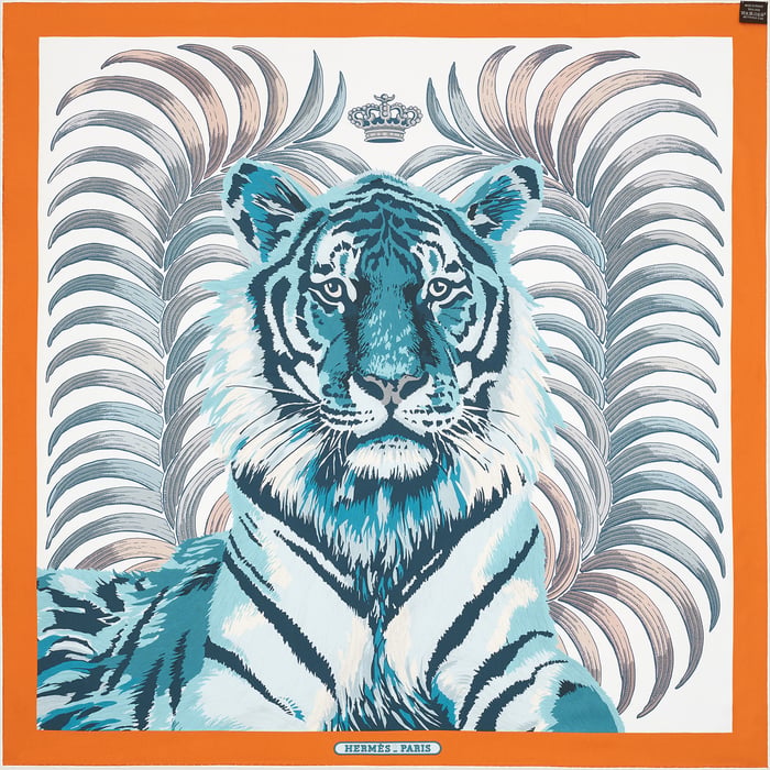 Tigre Royal 더블 페이스 스카프 90
