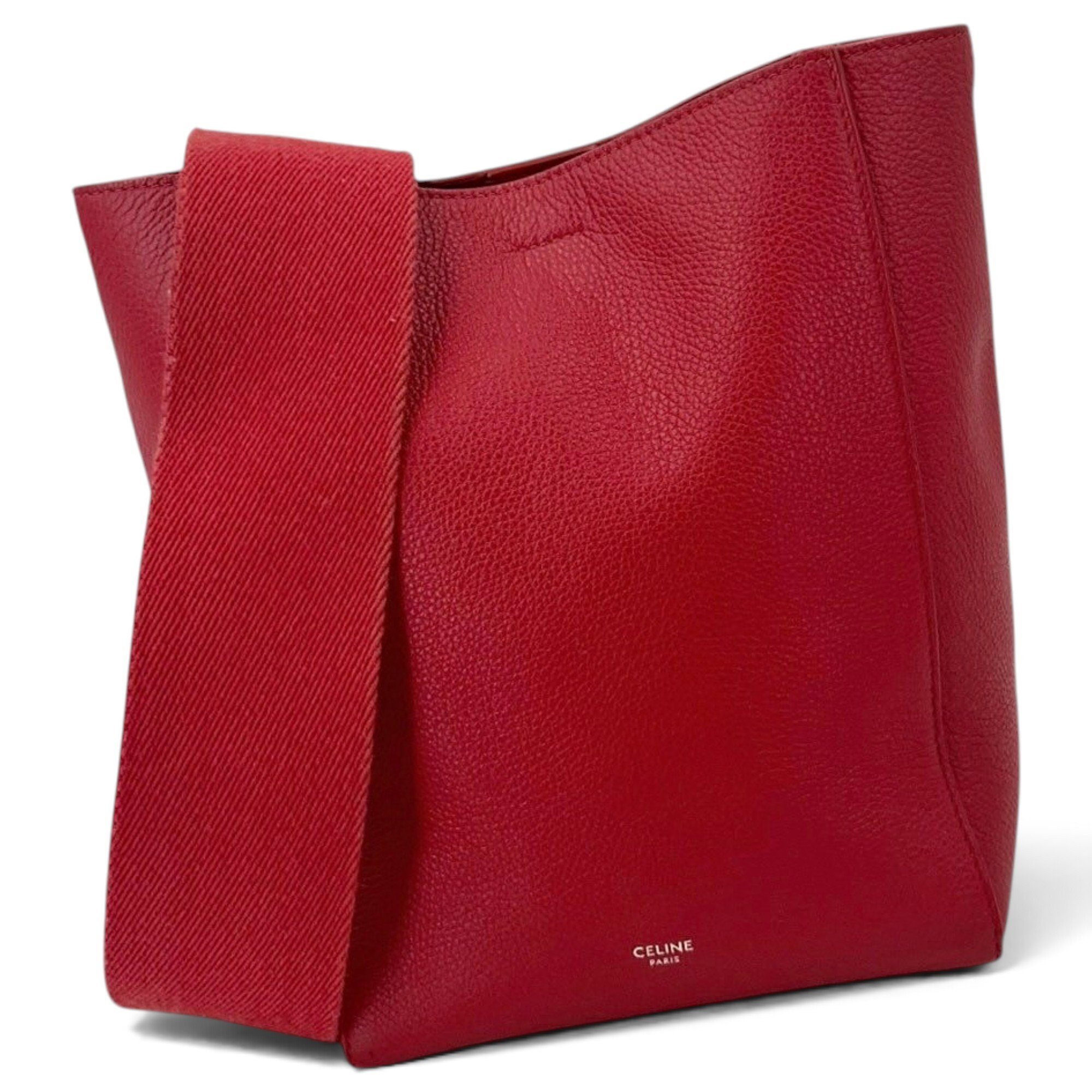 Seau Sangle leather handbag