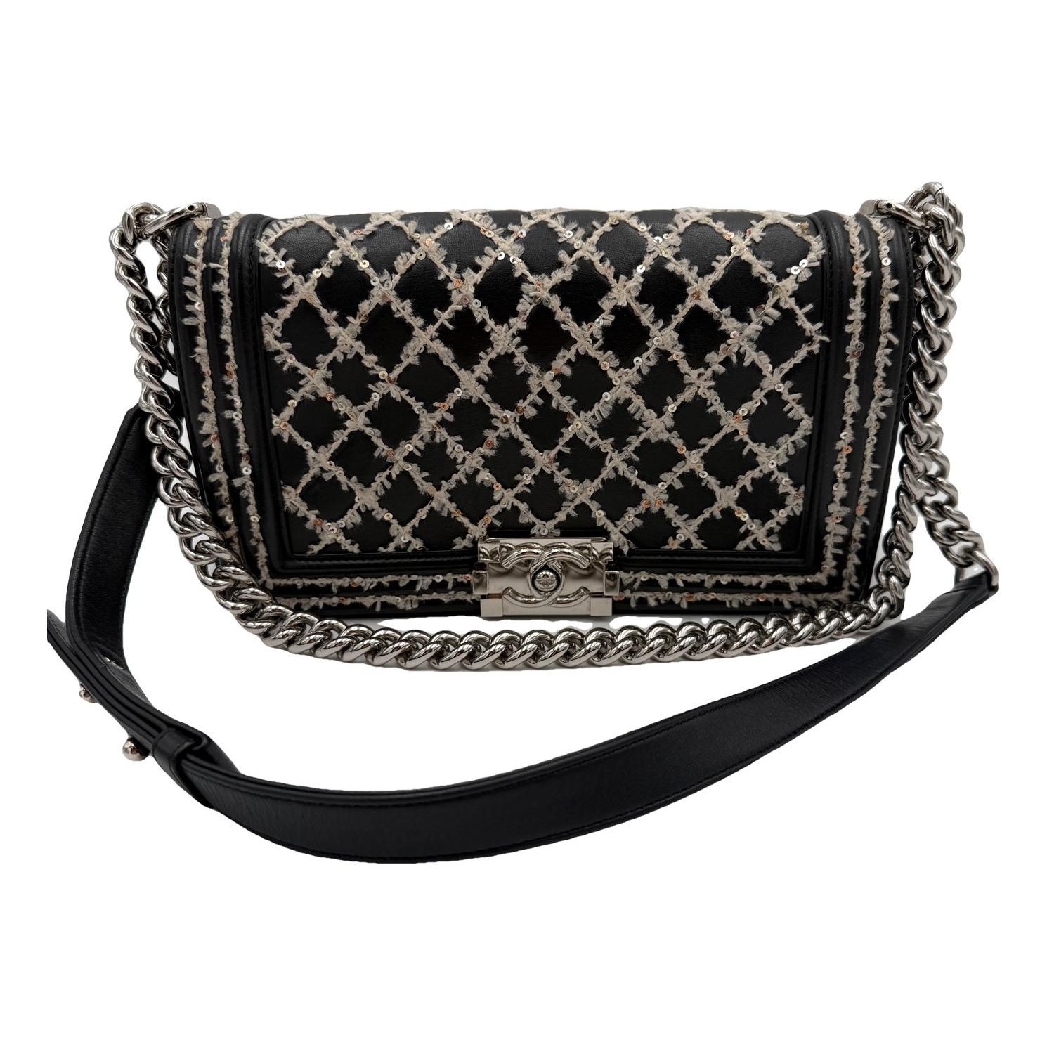 Boy leather crossbody bag