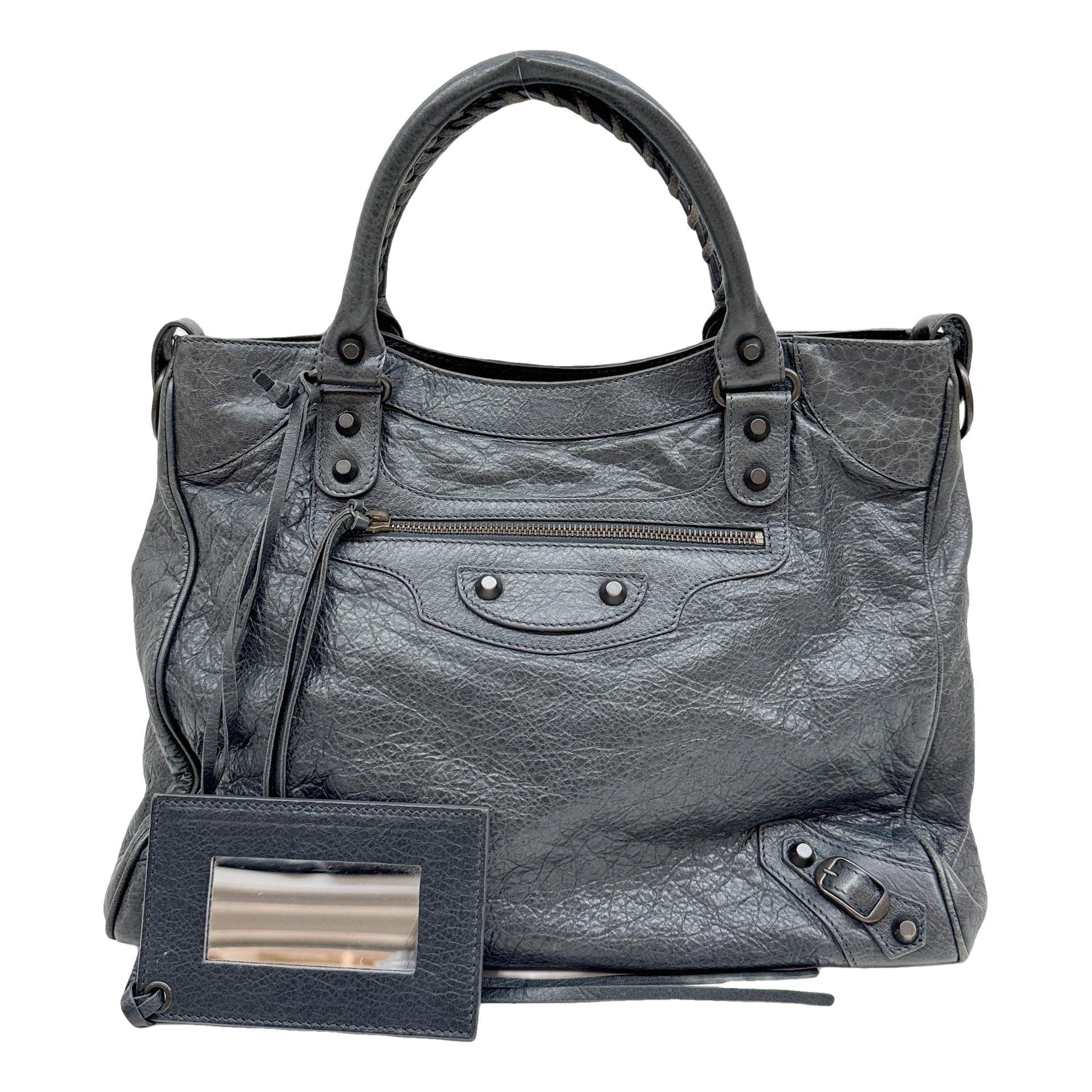 Vélo leather handbag