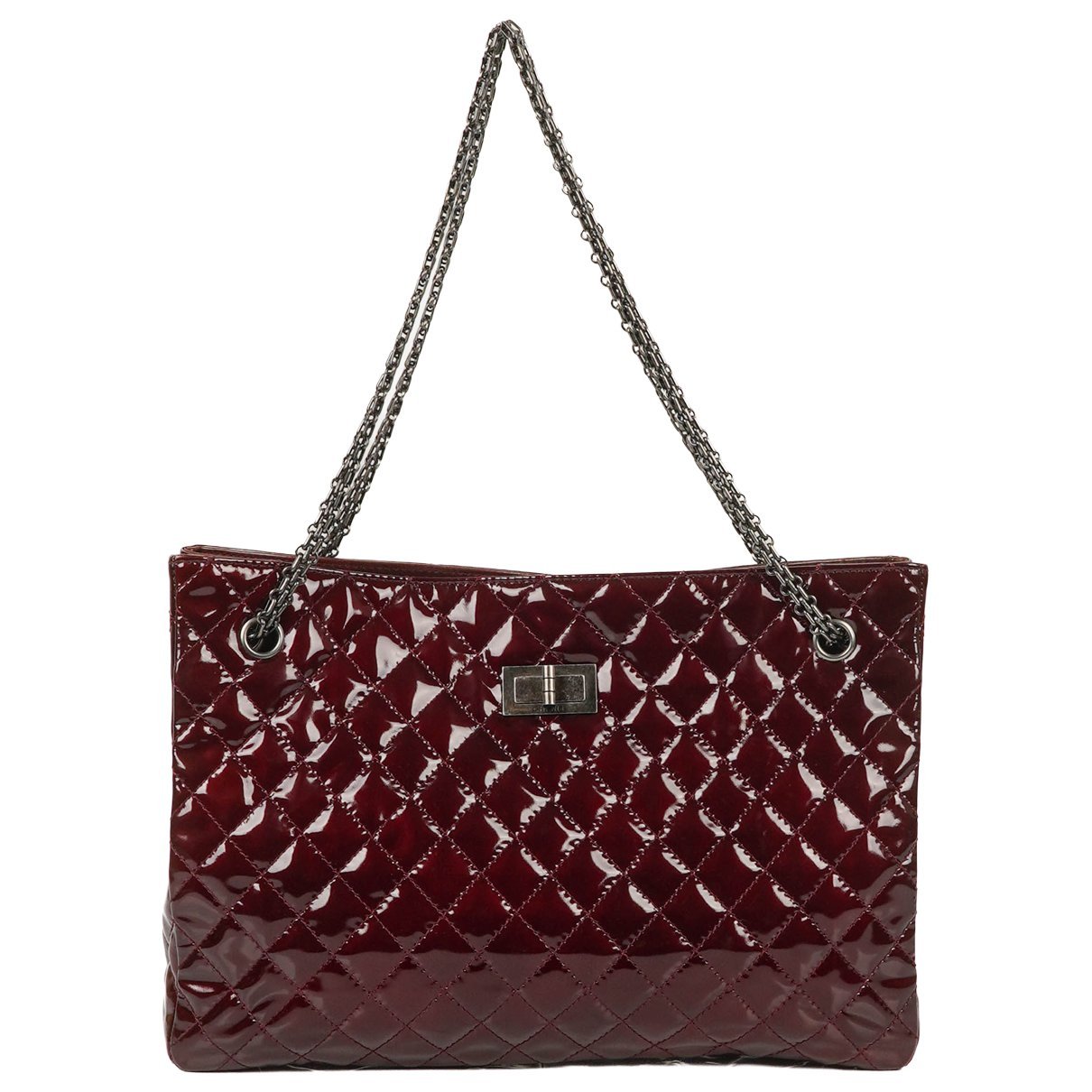 2.55 patent leather handbag