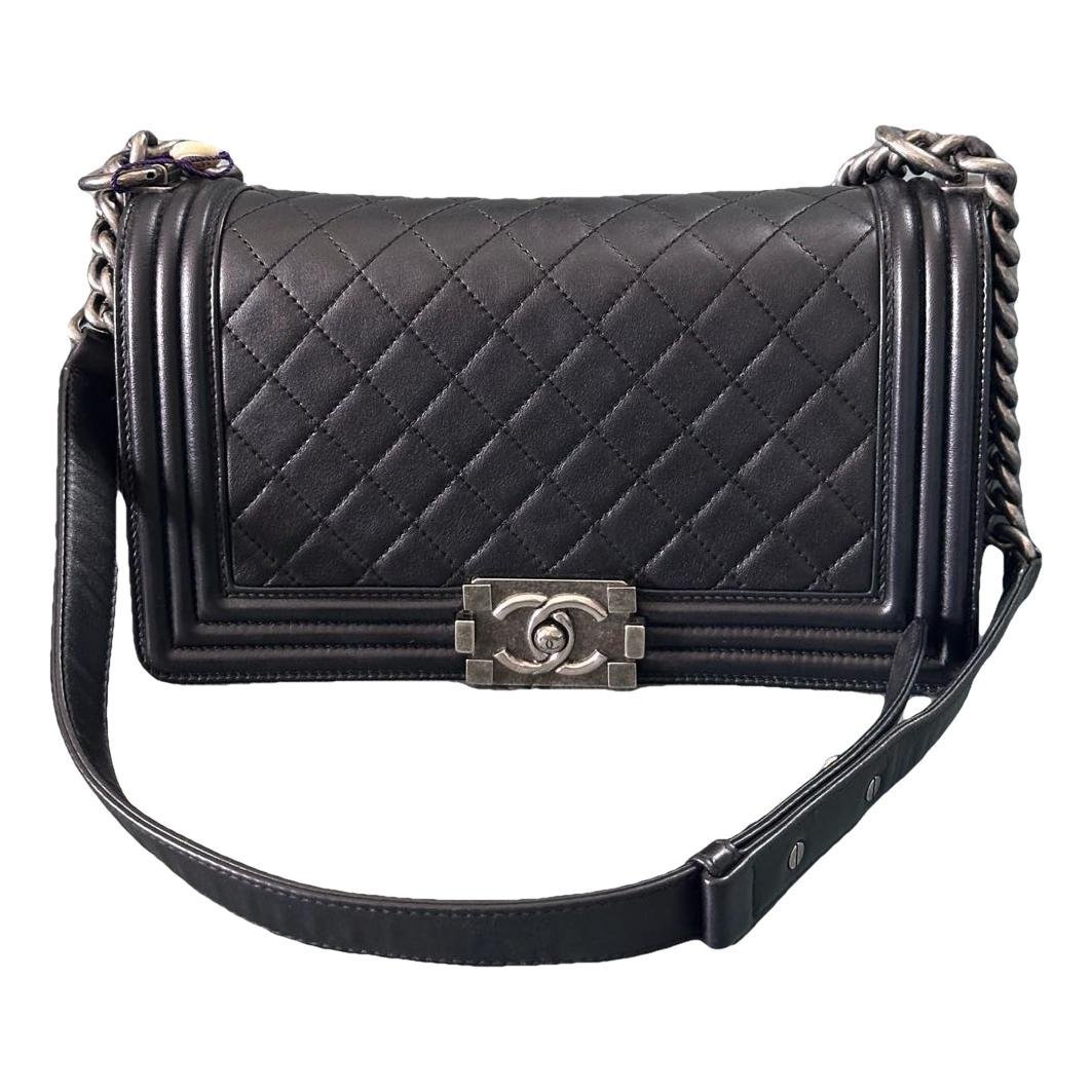 Boy leather crossbody bag