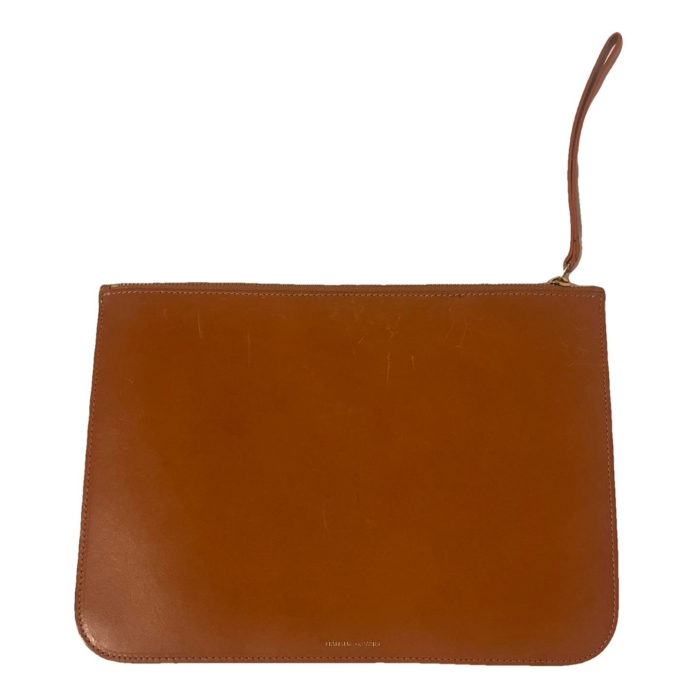 Mansur Gavriel Leather clutch bag