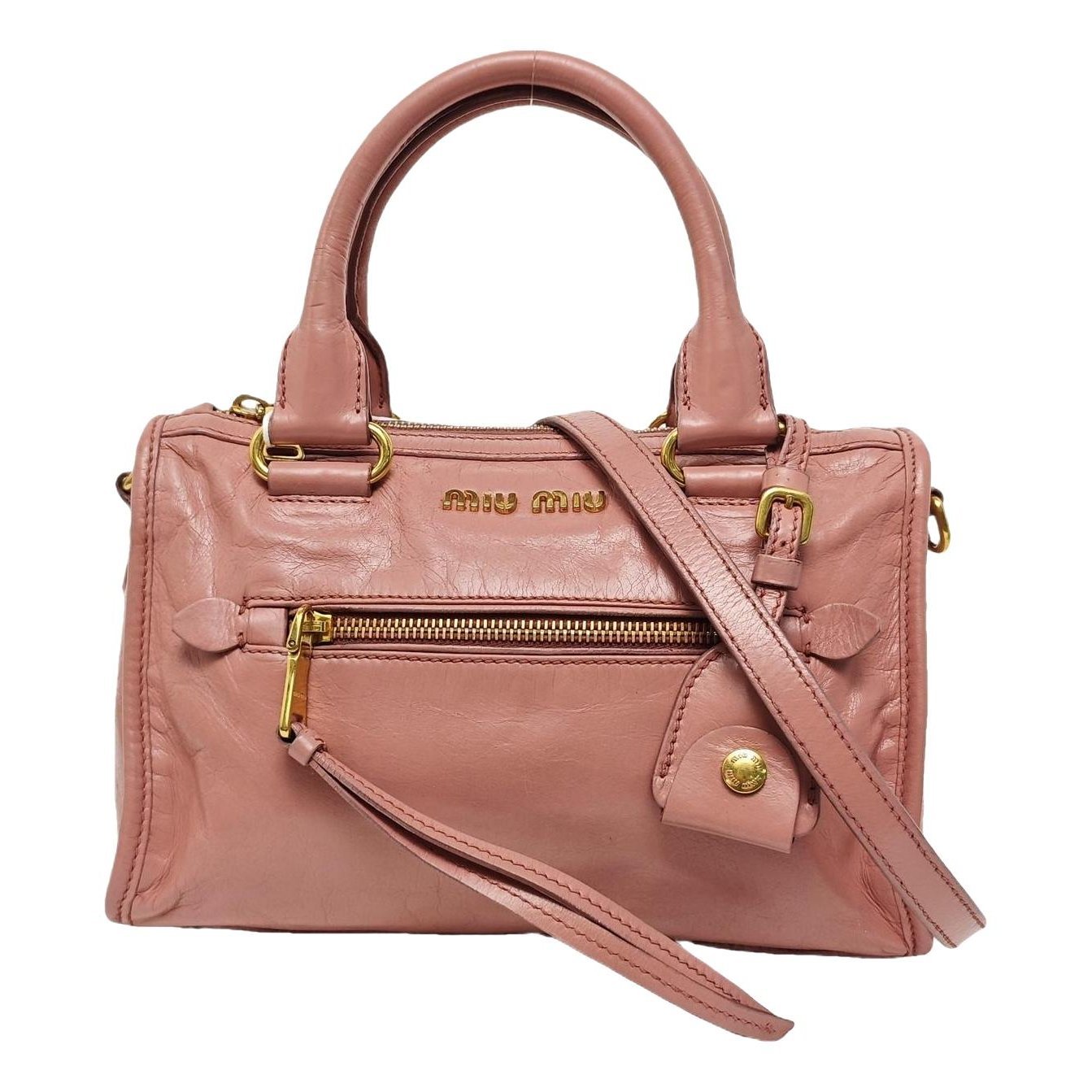 Leather handbag