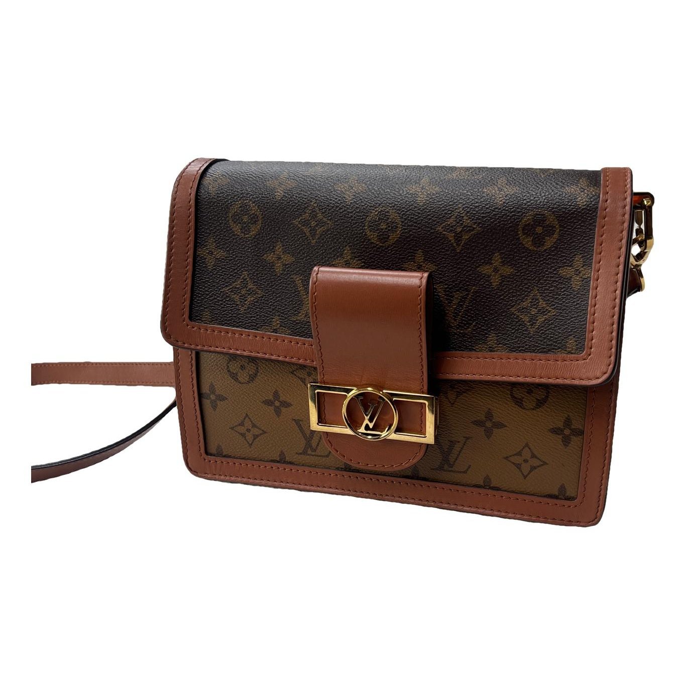 Dauphine leather crossbody bag