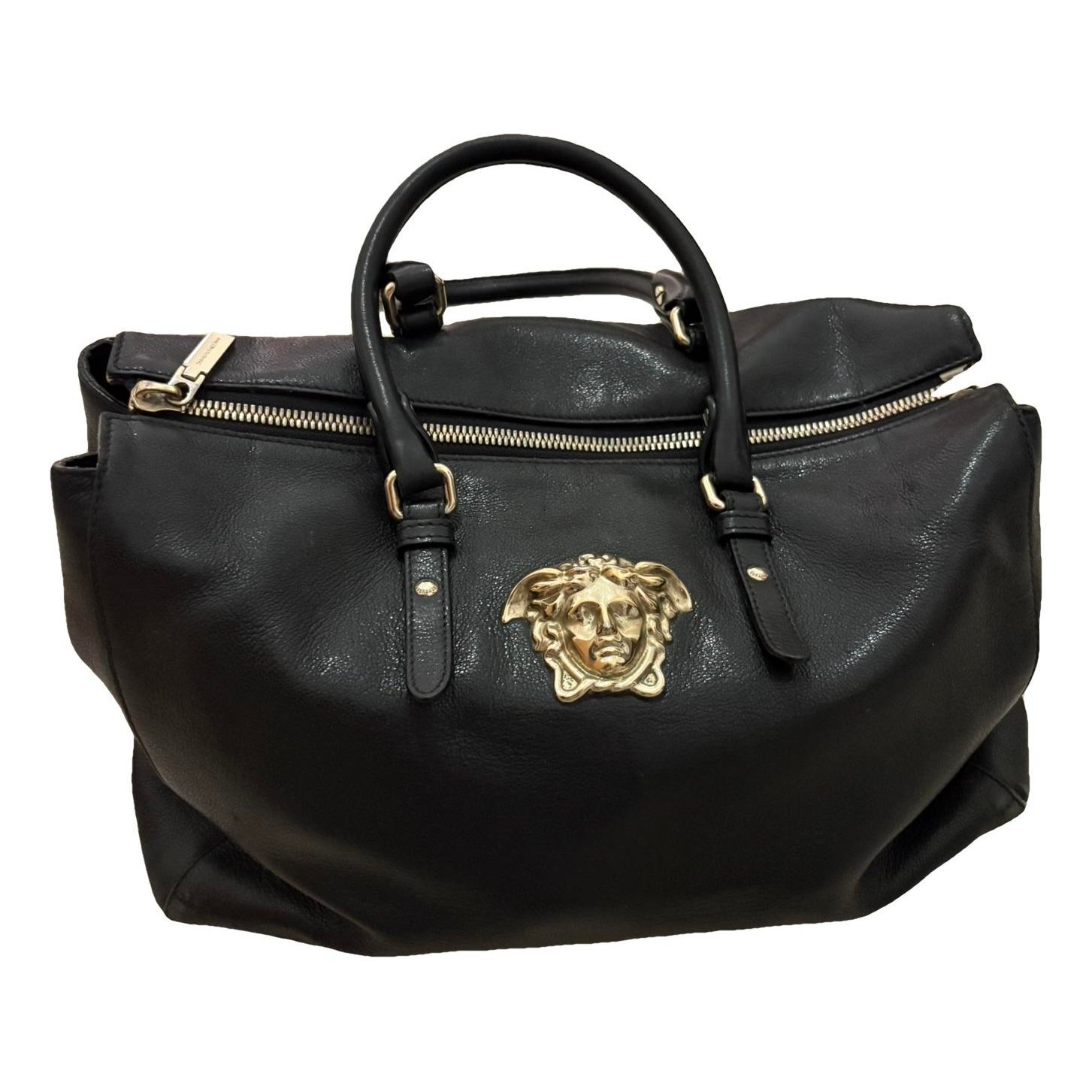 La Medusa leather handbag