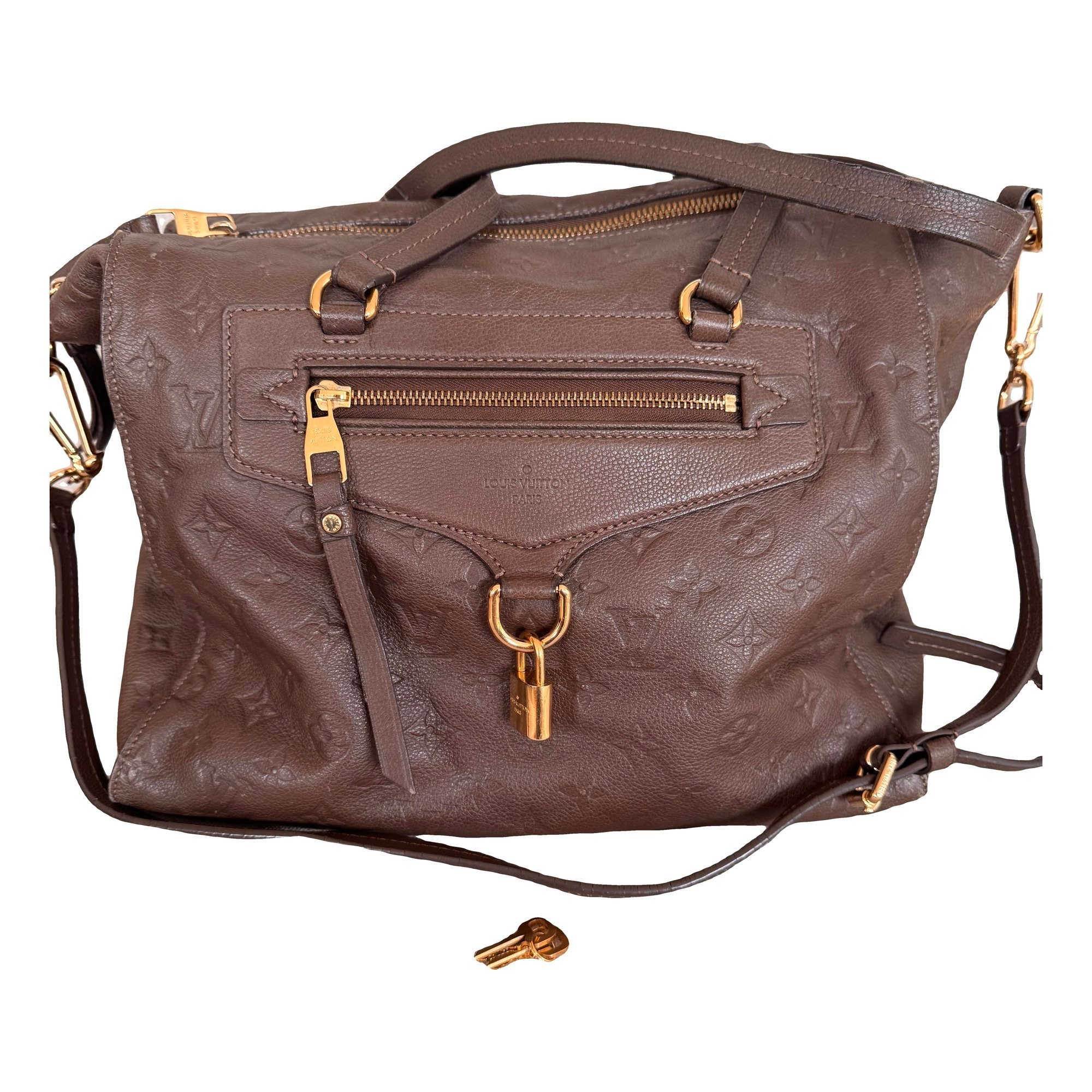 Lumineuse leather handbag