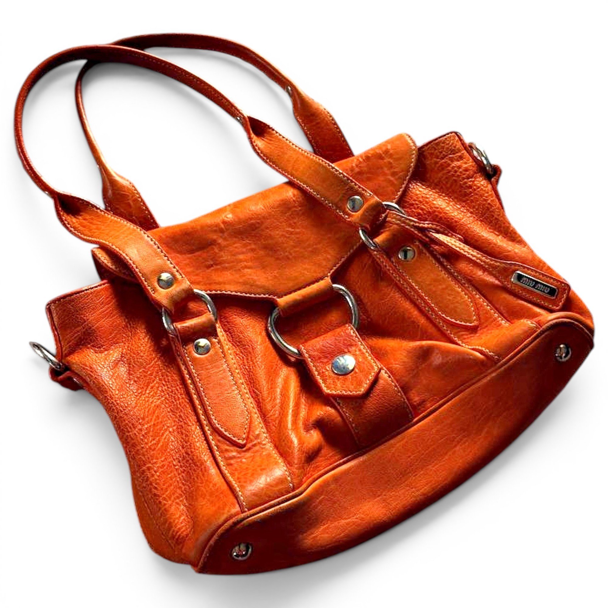 Leather handbag