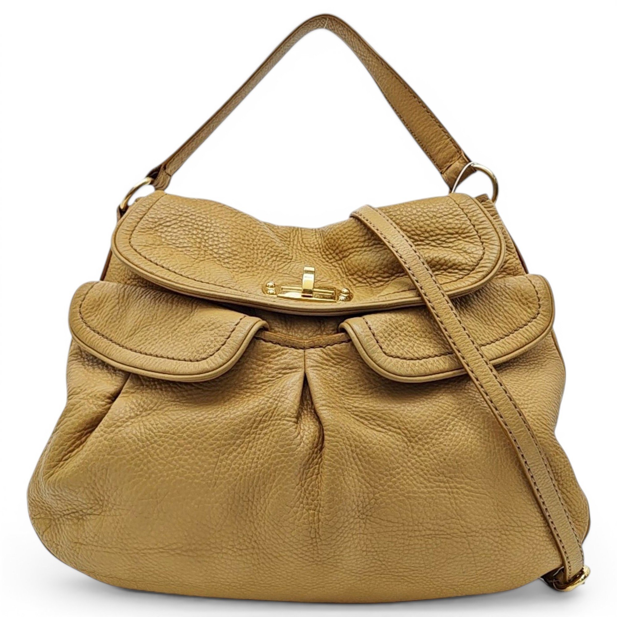 Leather handbag
