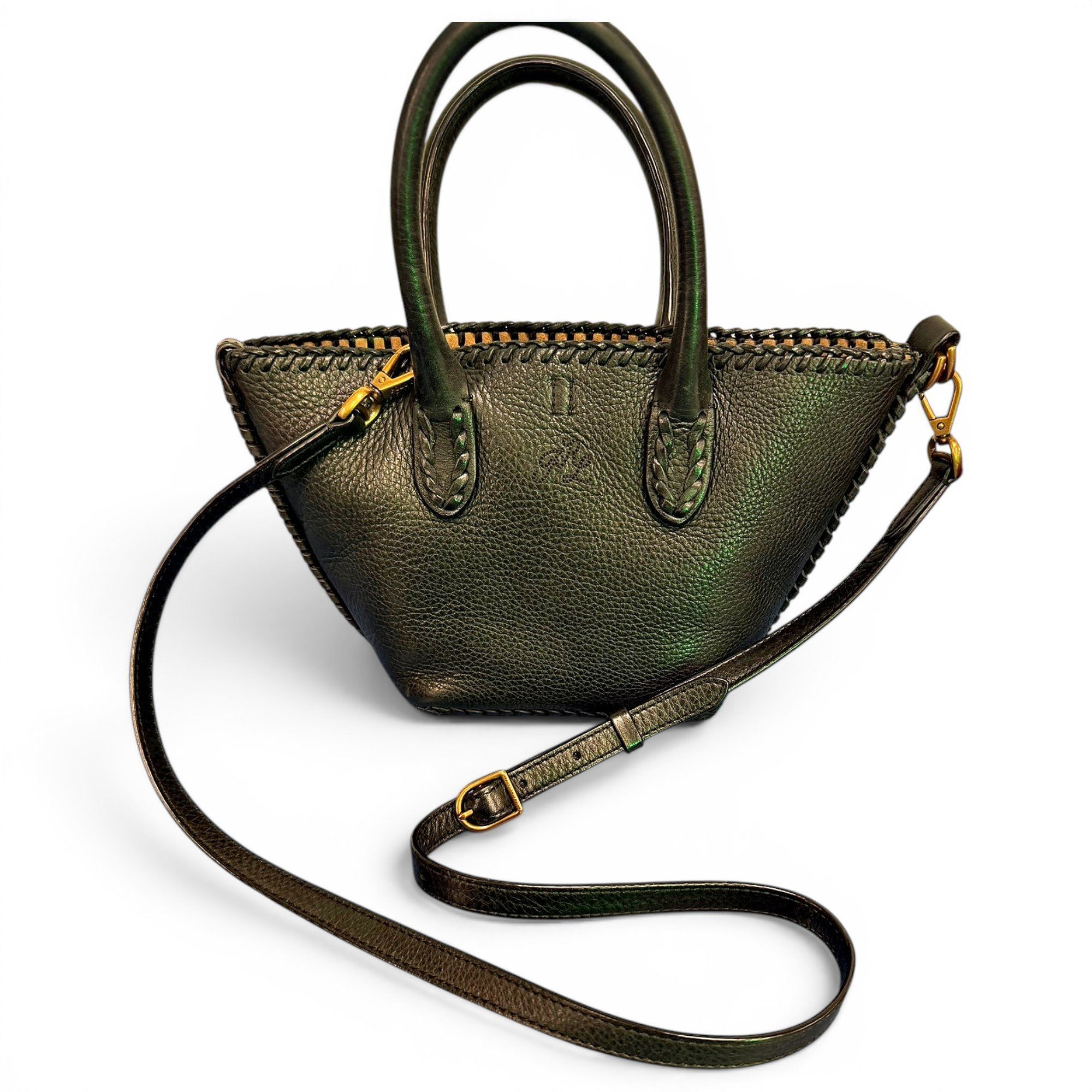 Leather crossbody bag