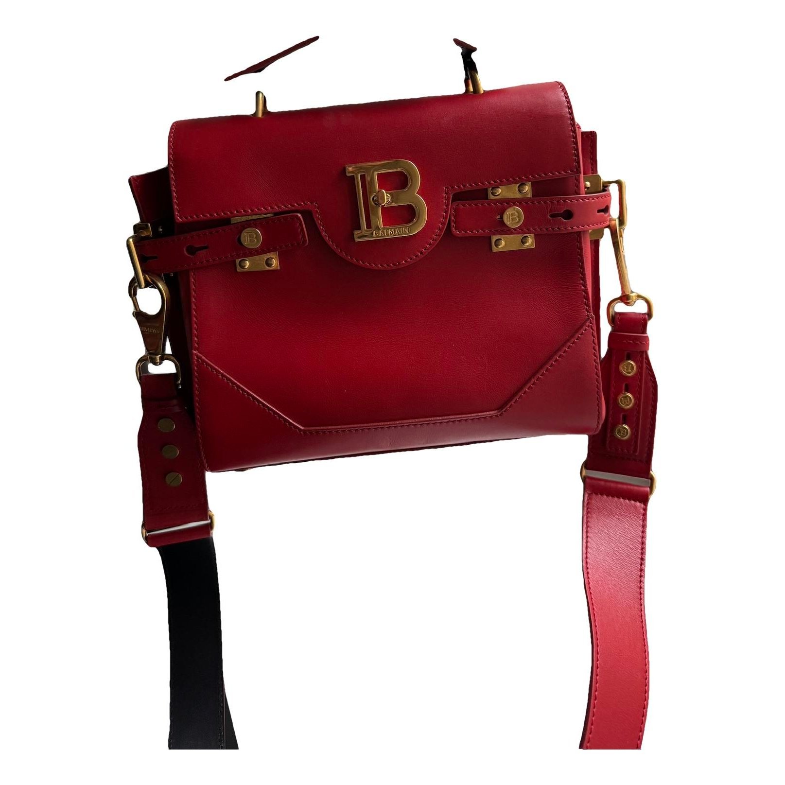 Balmain BBuzz leather handbag