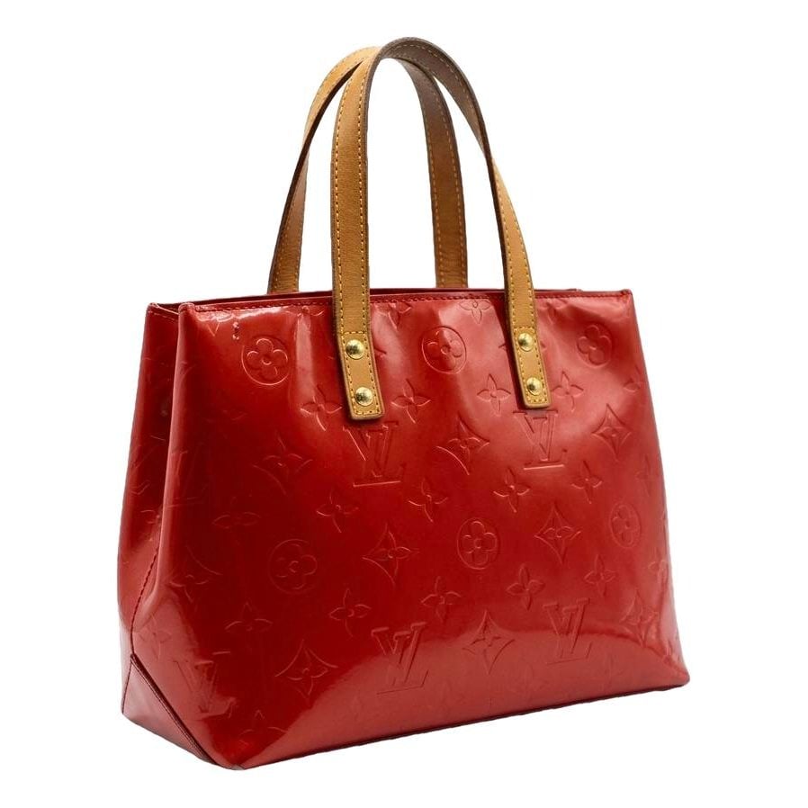Reade patent leather handbag